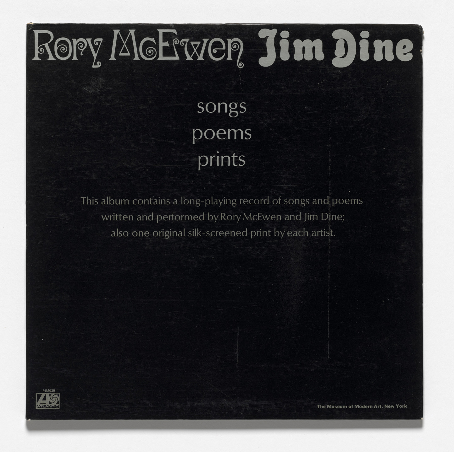 Jim Dine, Rory McEwen. Songs, Poems, Prints. 1969