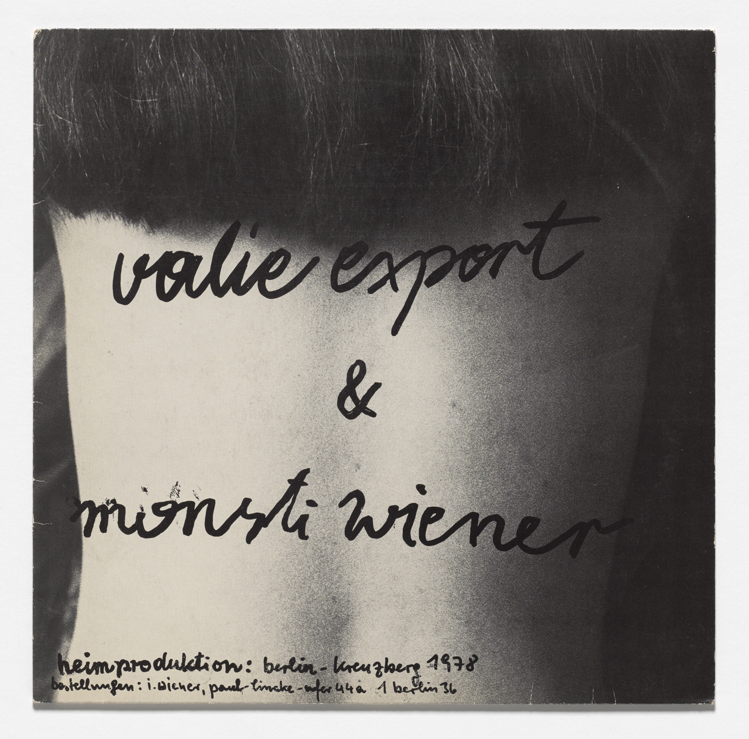 Valie Export, Ingrid Wiener. Wahre Freundschaft. 1978