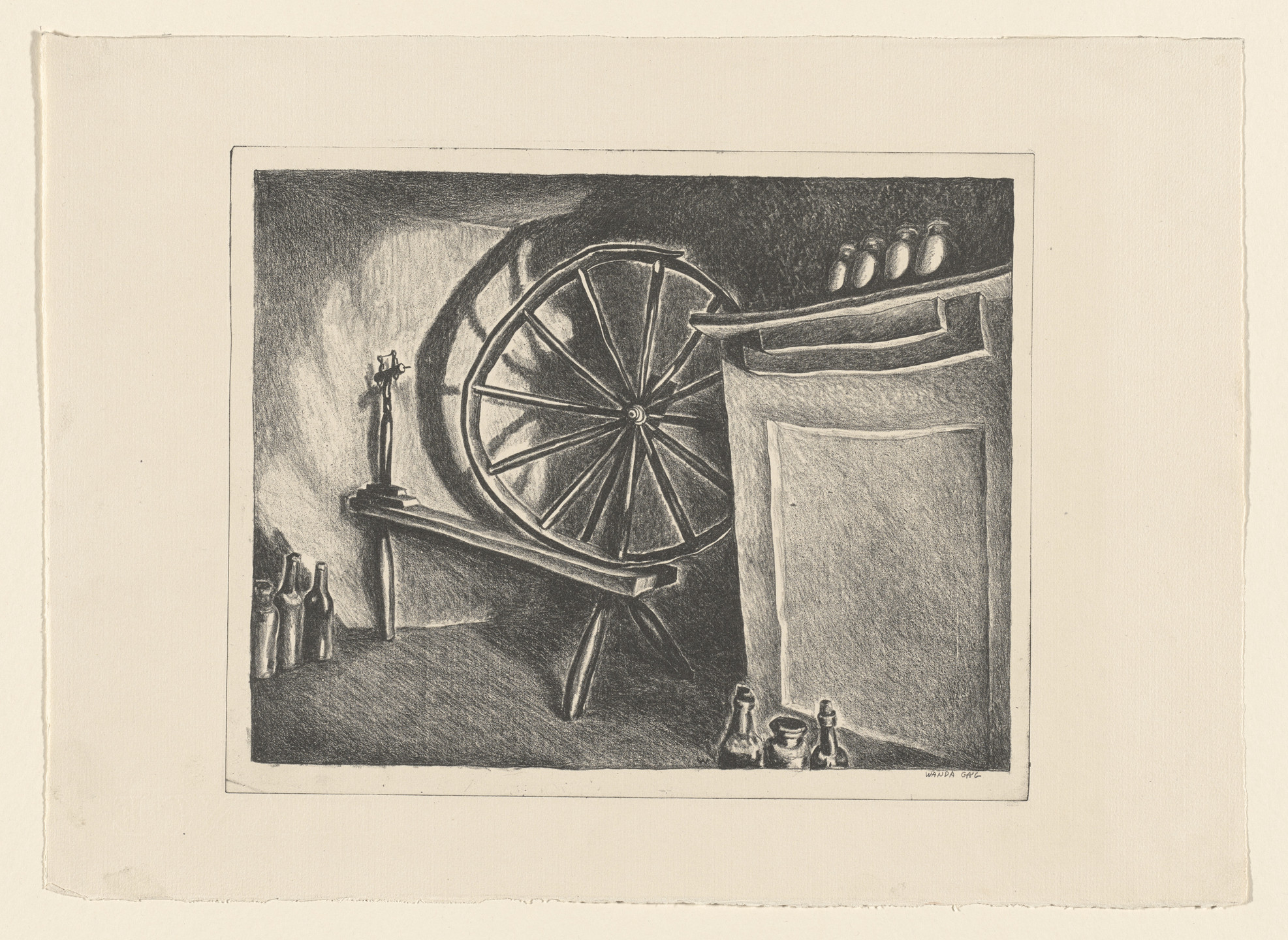 Wanda Gág. Spinning Wheel. 1927