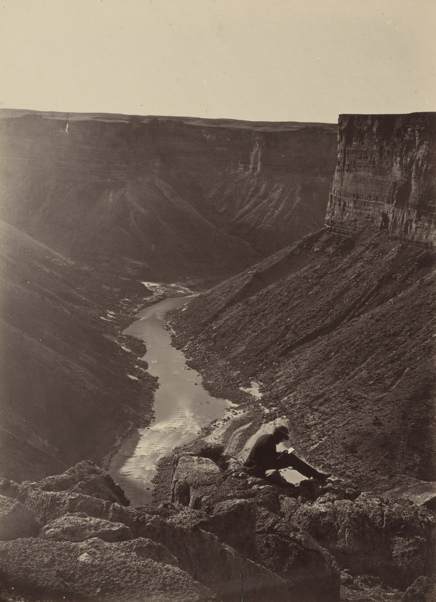 William H. Bell, Timothy O'Sullivan. Grand Canyon of the Colorado River, Mouth of Kanab Wash, Looking West