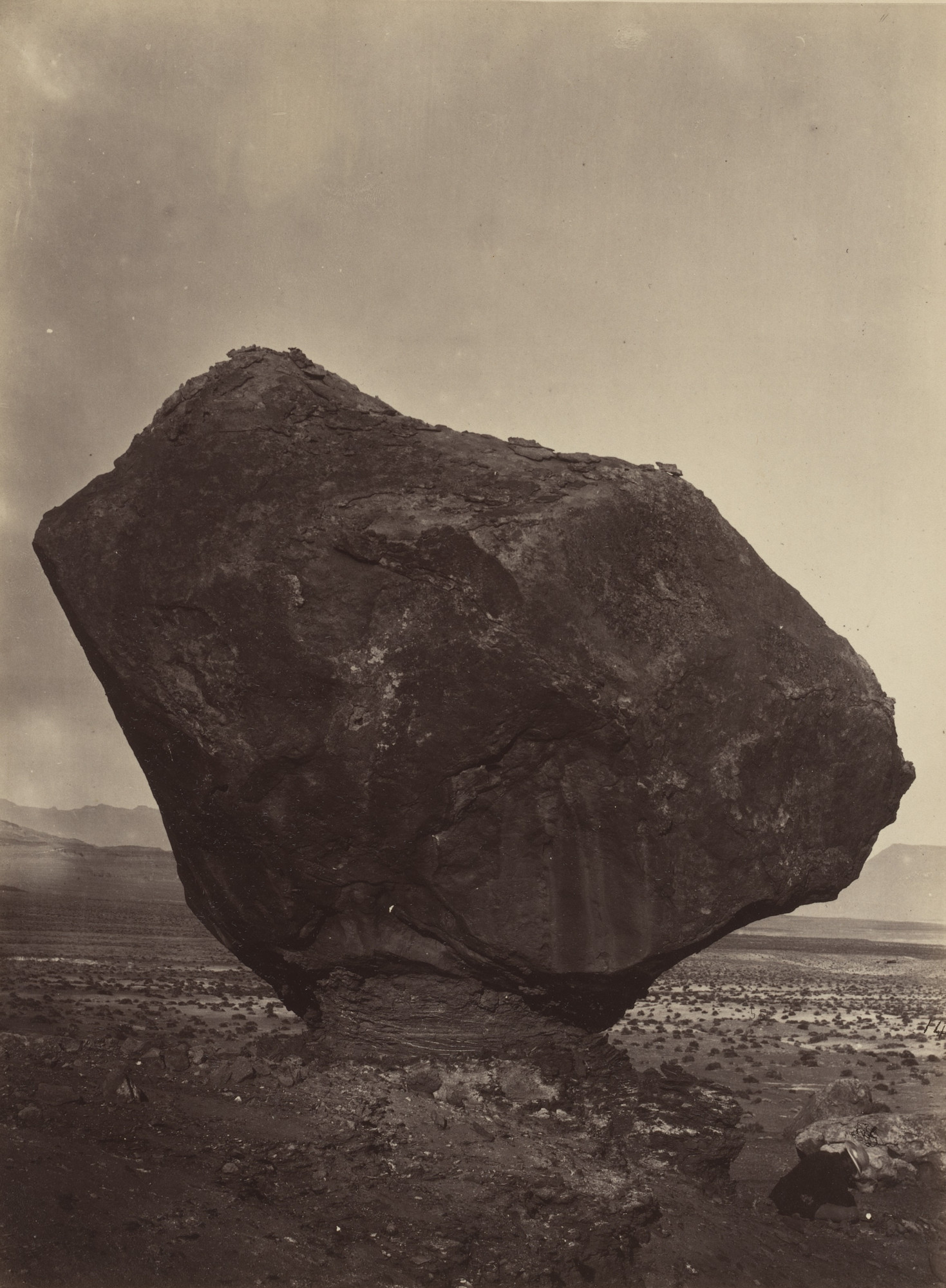 Timothy O'Sullivan, William H. Bell. Perched Rock, Rocker Creek, Arizona