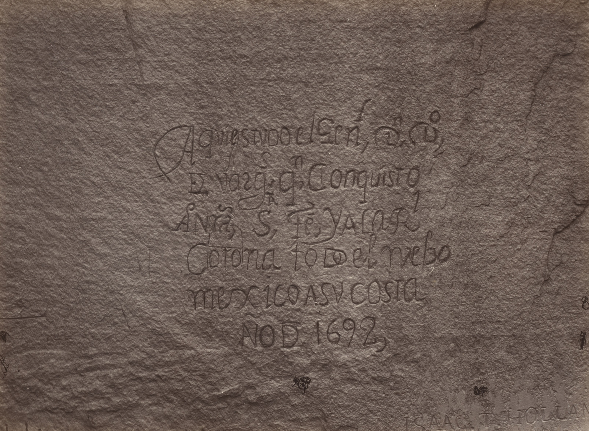 Timothy O'Sullivan. Historic Spanish Record of the Conquest