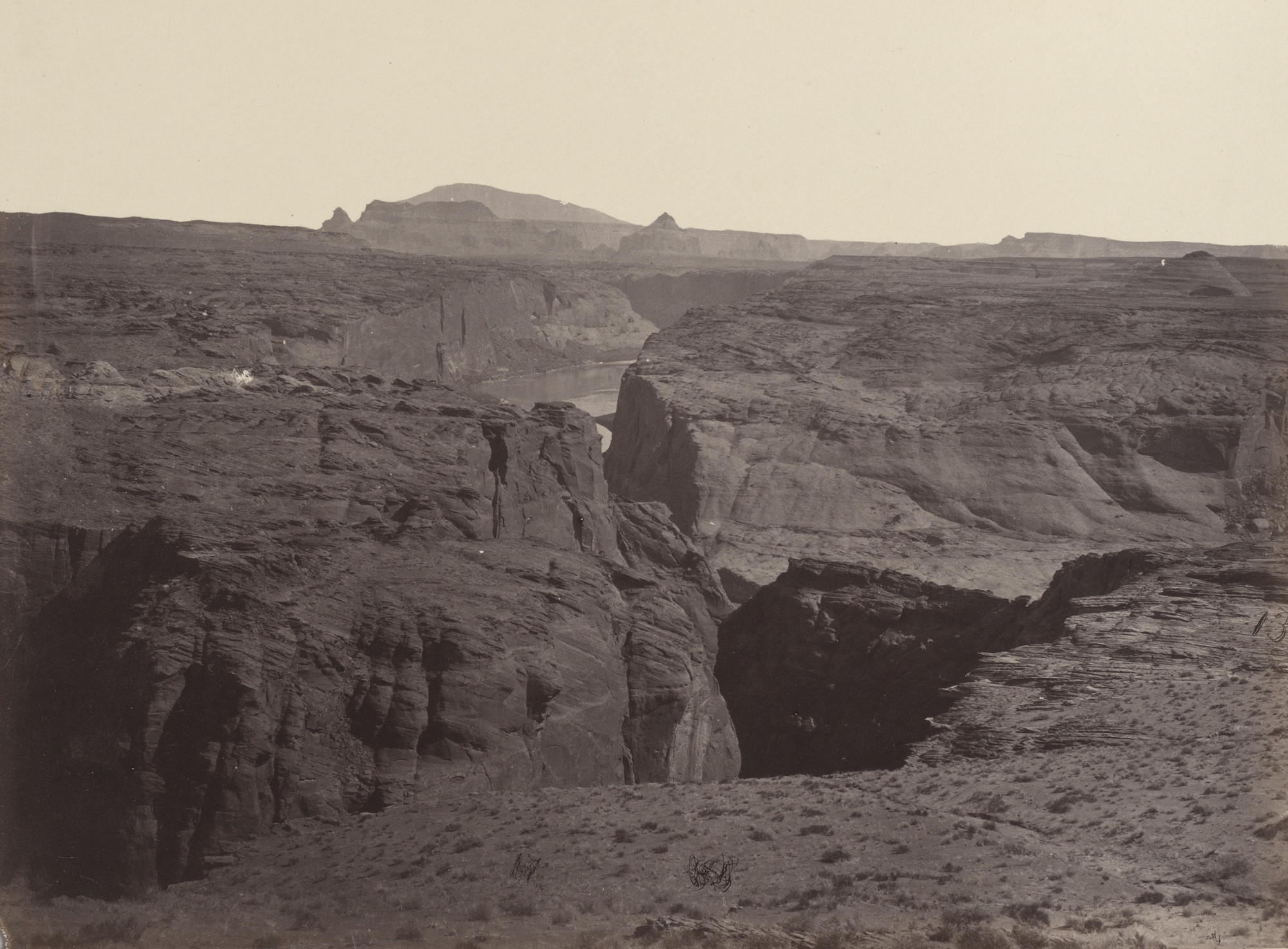Timothy O'Sullivan. Canyon of the Colorado River