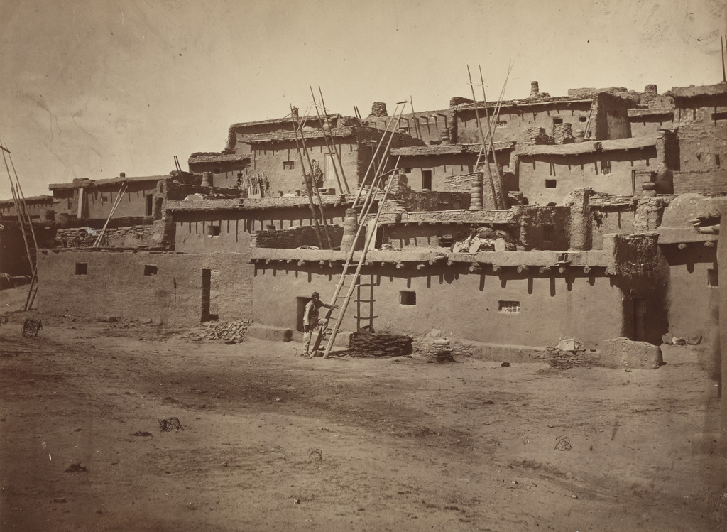 Section of South Side of Zuni Pueblo, N.M.