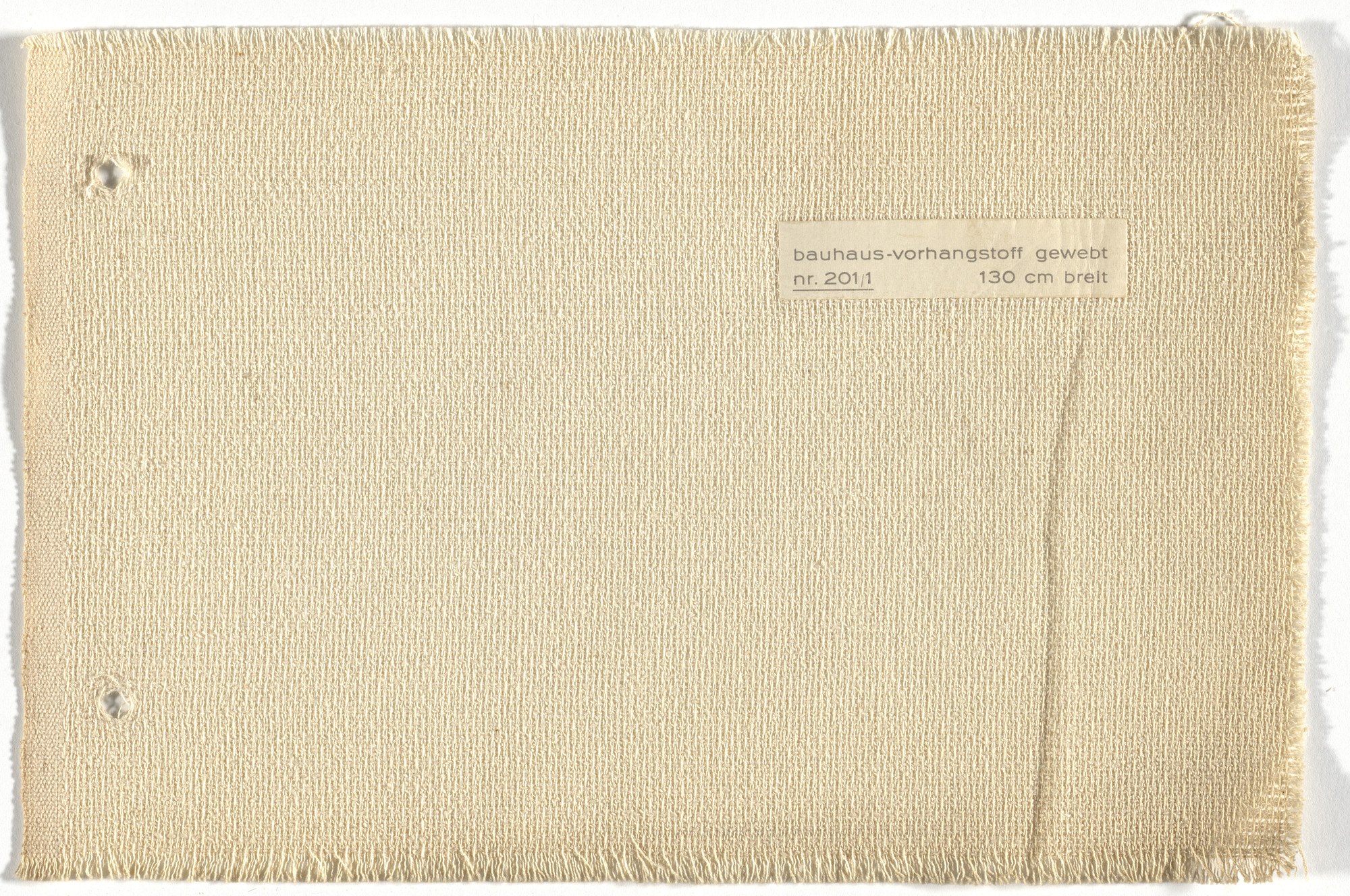 Various Artists. Bauhaus Vorhangsstoffe gewebt gittertülle (Bauhaus curtain fabrics woven lattice tulle) (Textile sample book)