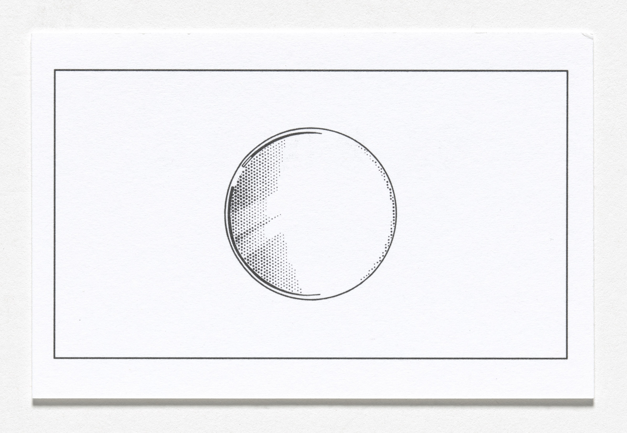 Louise Lawler. Business card for Metro Pictures, Art Basel, Basel, Switzerland, June 16–21, 2015. 2015