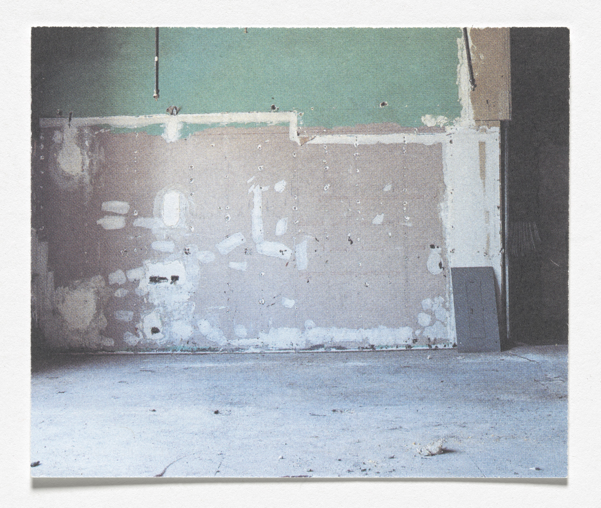 Louise Lawler. Announcement card for Paint, Walls, Pictures: Something Always Follows Something Else. She Wasn't Always a Statue , Metro Pictures, New York, February 1–March 15, 1997