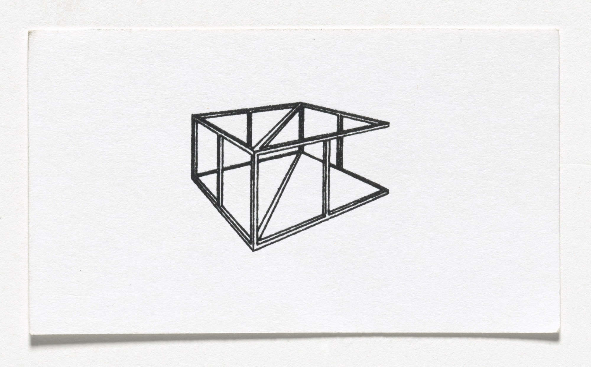 Louise Lawler. Business card for Dan Graham. 1979