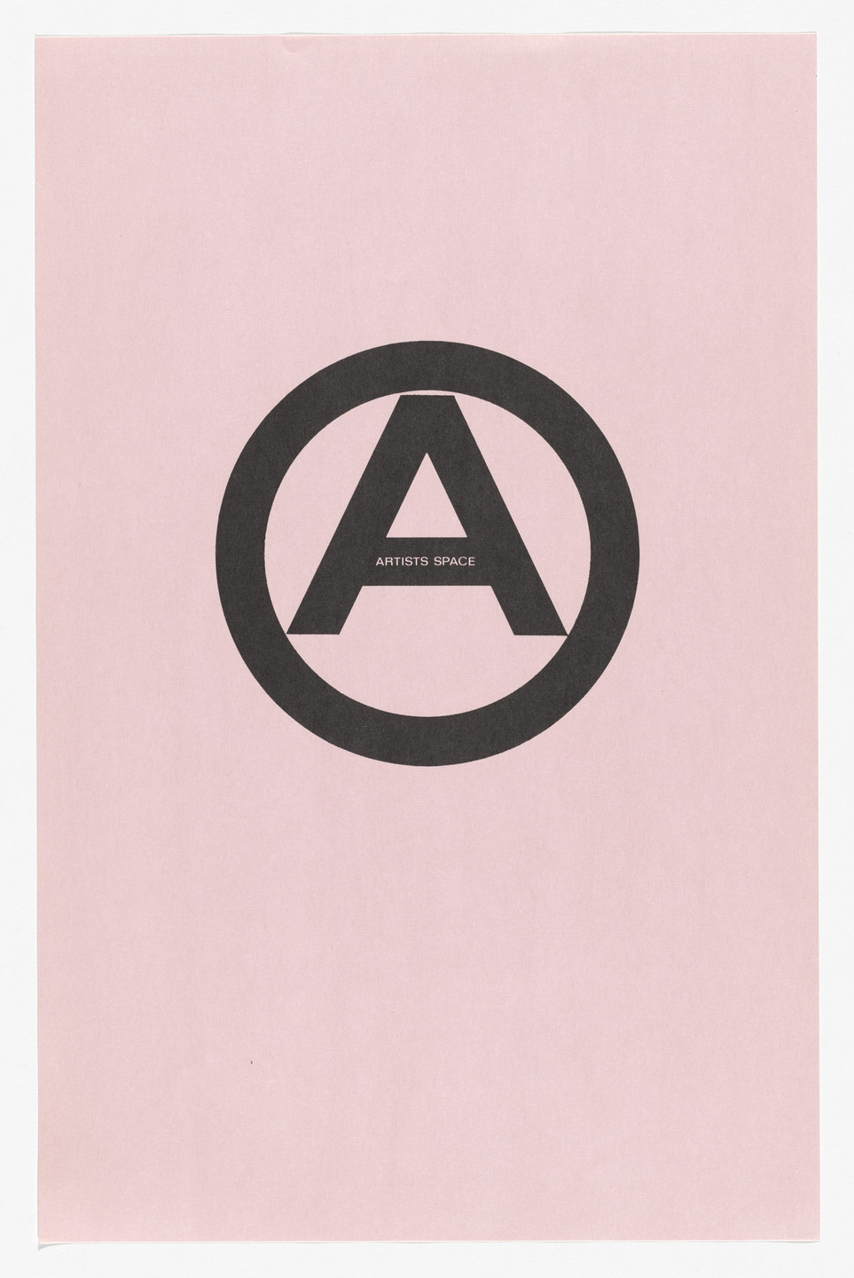 Louise Lawler. Poster for ___________, Louise Lawler, Adrian Piper &amp; Cindy Sherman, Artists Space, New York, September 23–October 28, 1978. 1978