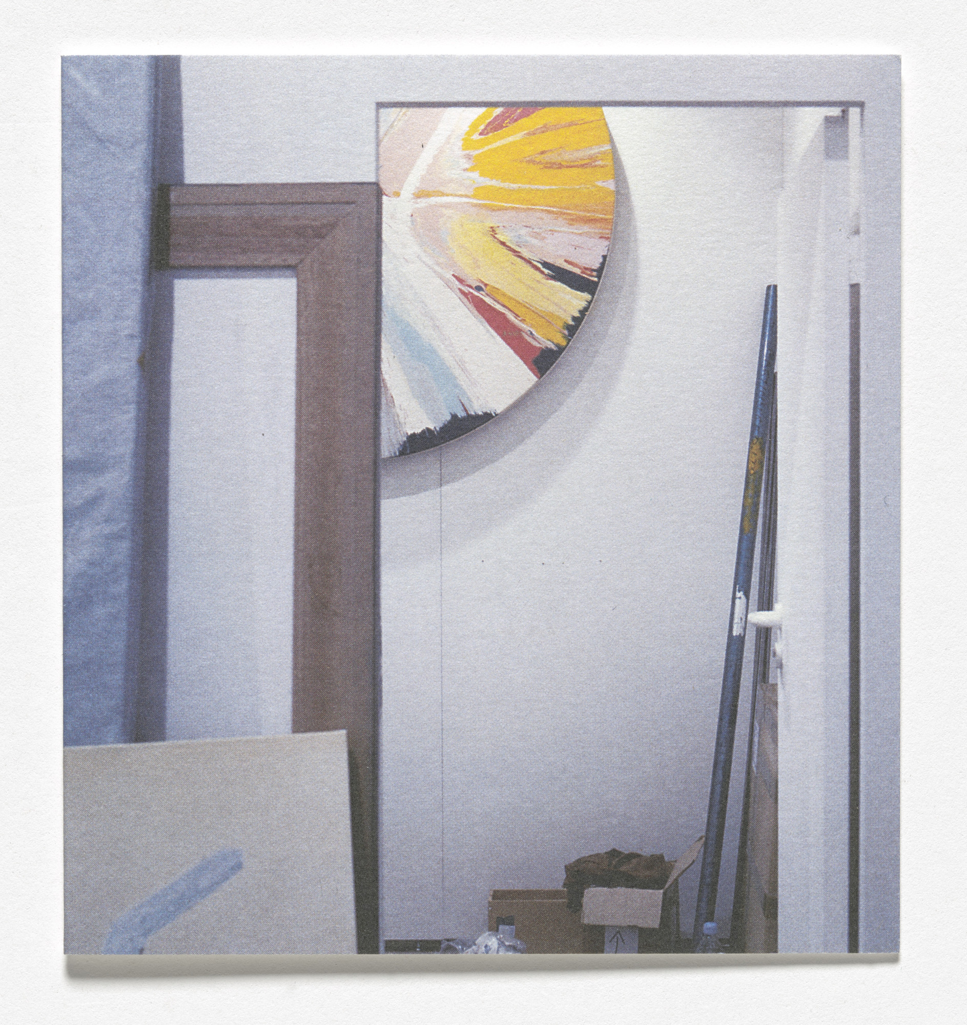 Louise Lawler. Announcement card for Looking Forward, Metro Pictures, New York, October 30–December 23, 2004