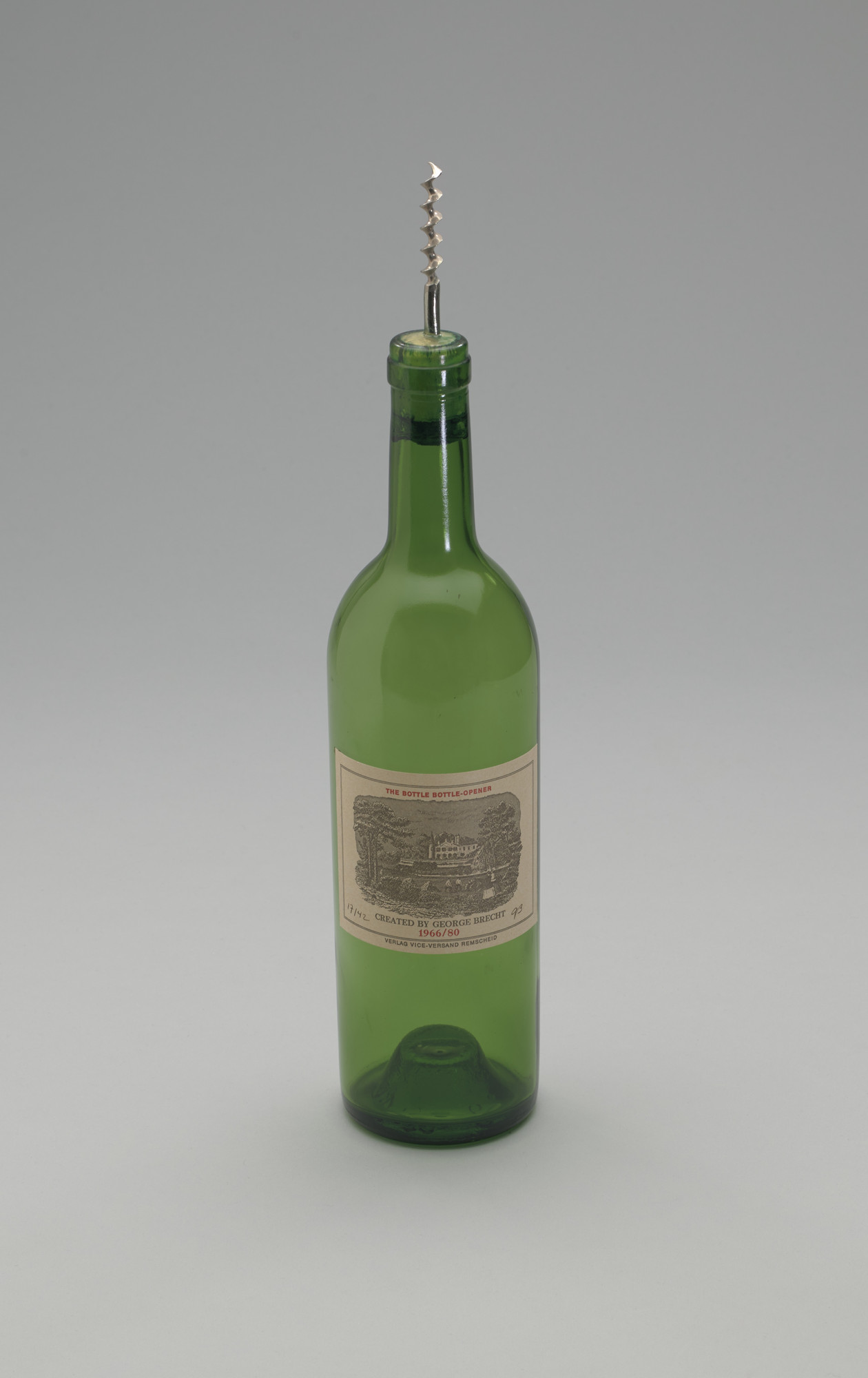 George Brecht. The Bottle Bottle-Opener