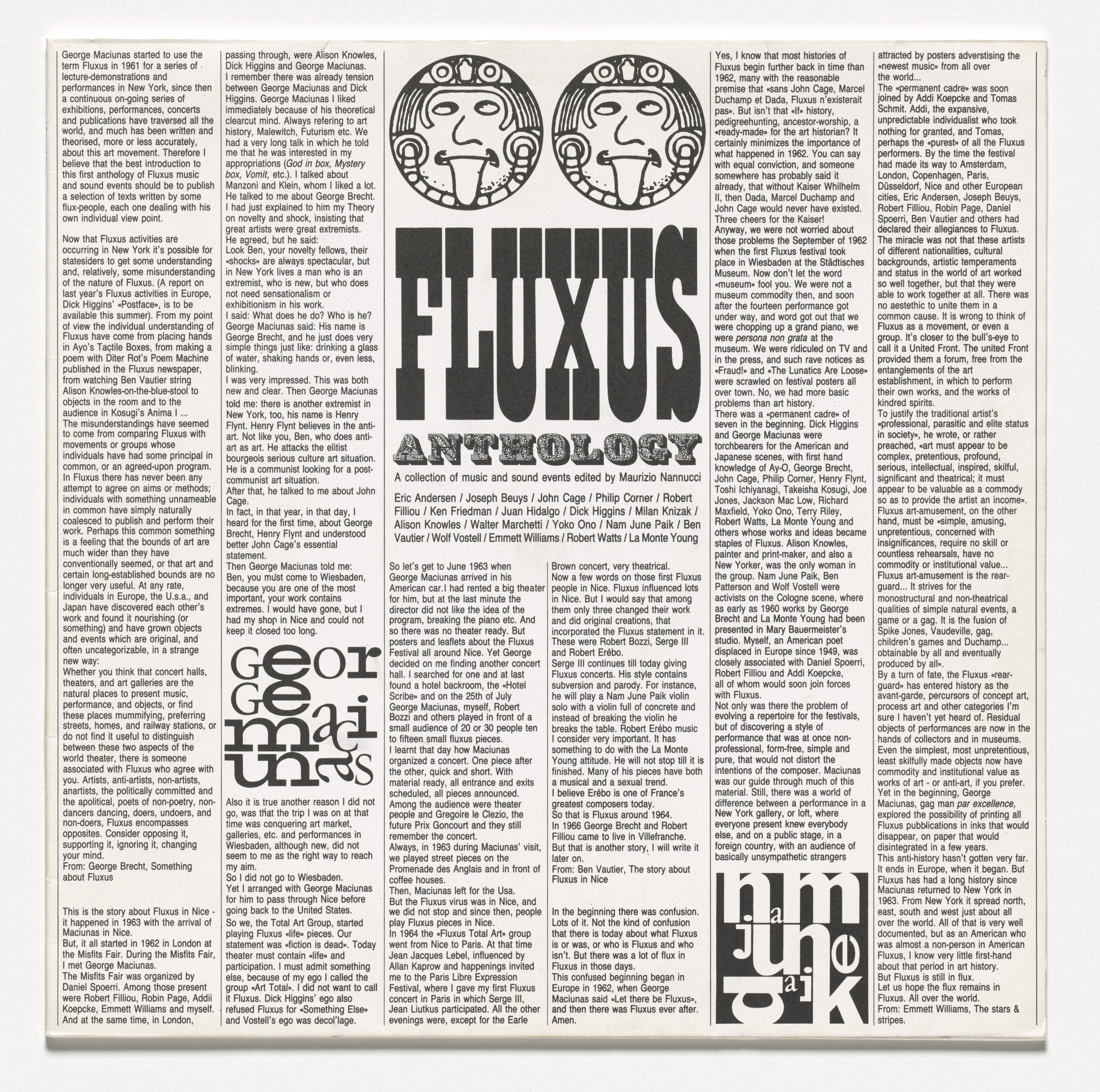 2LP] Joseph Beuys & Nam June Paik - In レコード