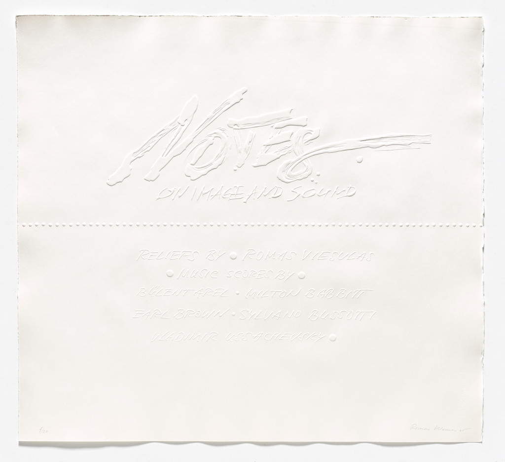 Title page from Notes on Sound