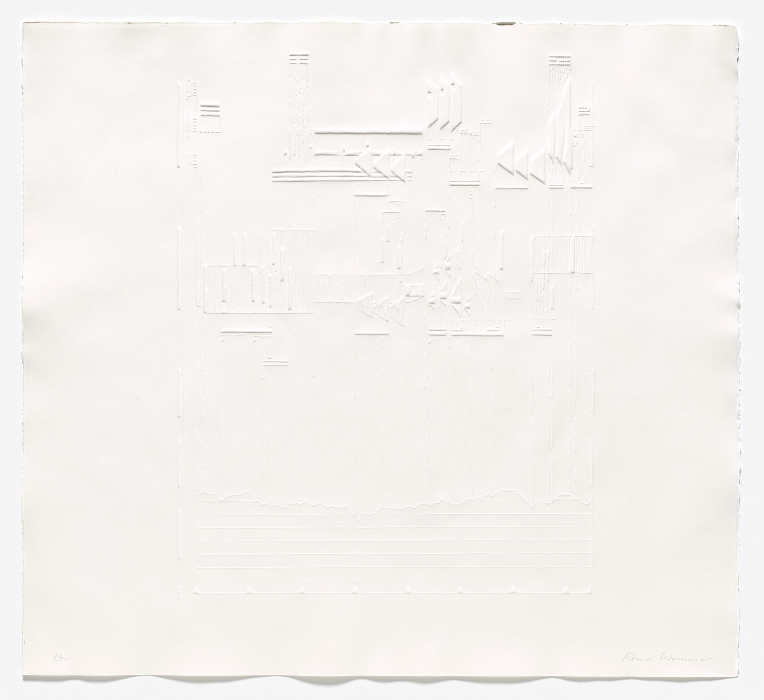 Romas Viesulas, Bülent Arel. Stereo Electronic Music No. 1 for Five Channels (Excerpt) from Notes on Sound. 1965