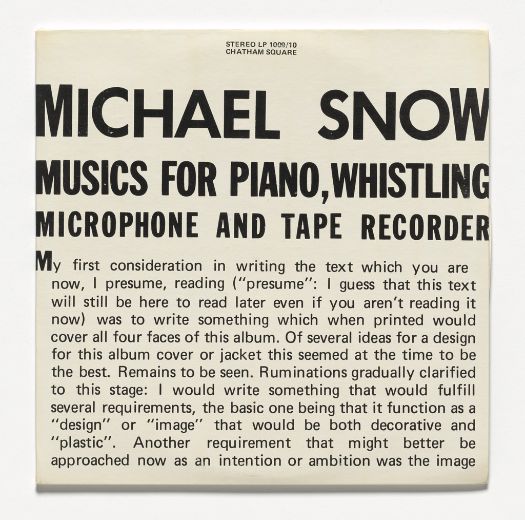 Musics for Piano, Whistling Microphone and Tape Recorder