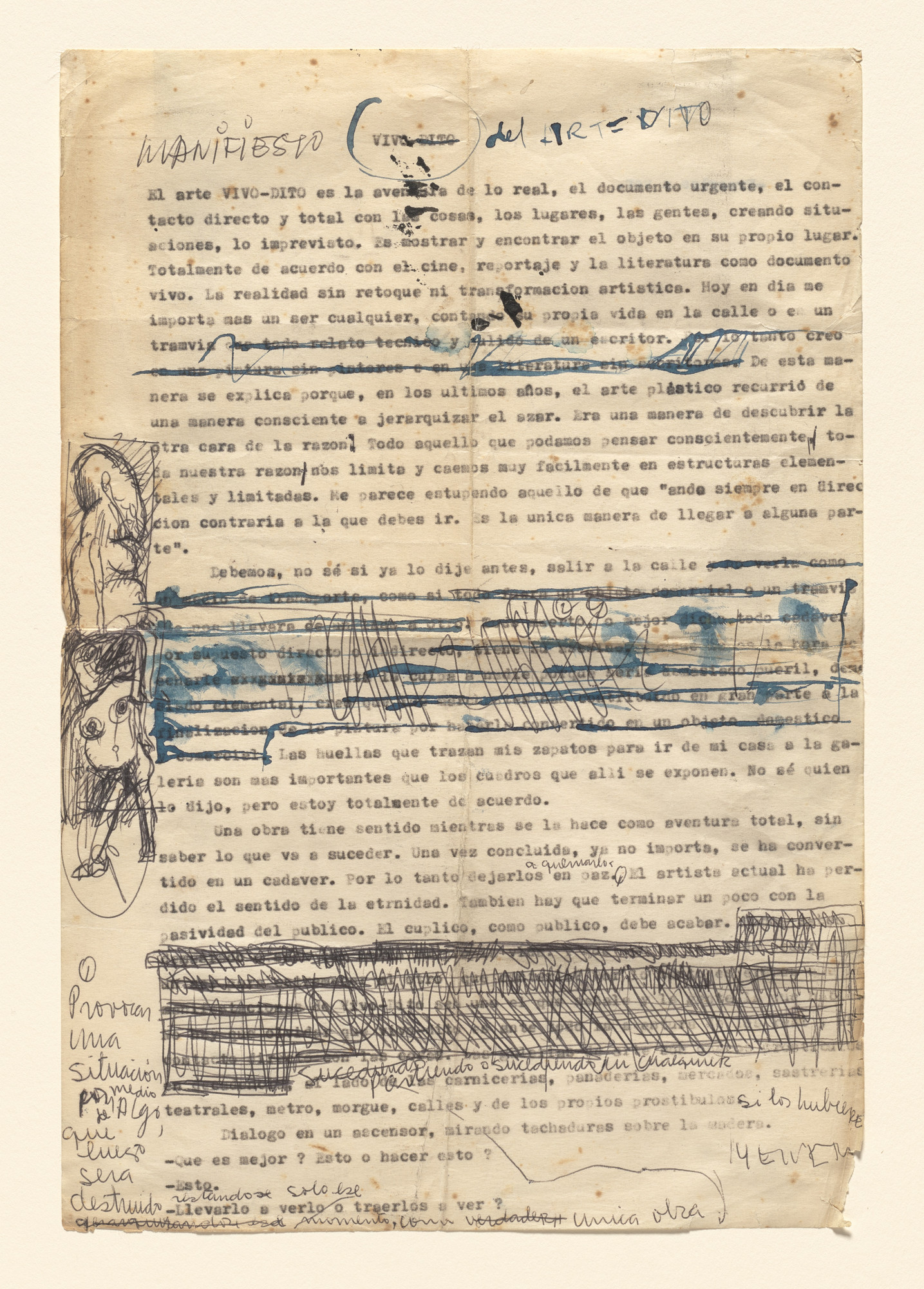 Alberto Greco. Manifiesto vivo del arte dito