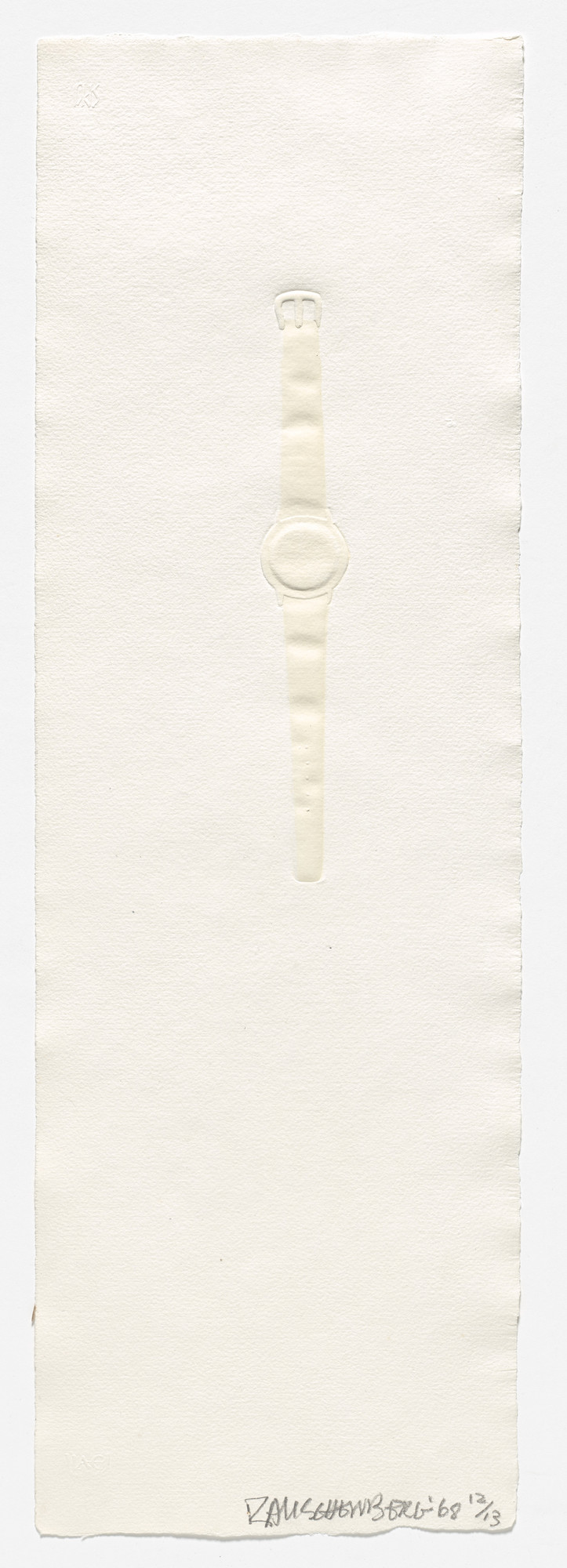 Robert Rauschenberg. Intaglio Watch