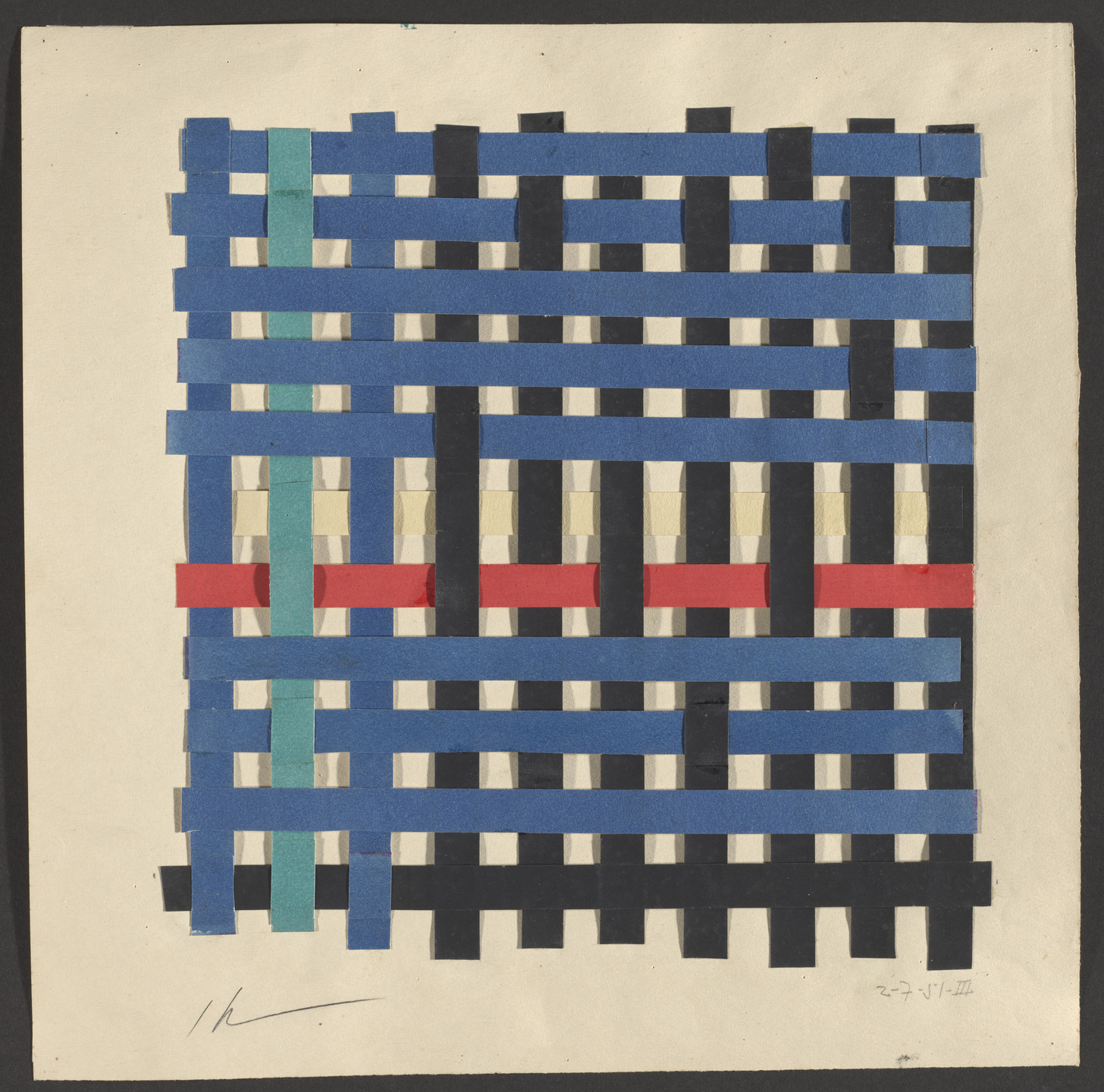 Alejandro Otero. Ortogonal (Collage) 4. 1951