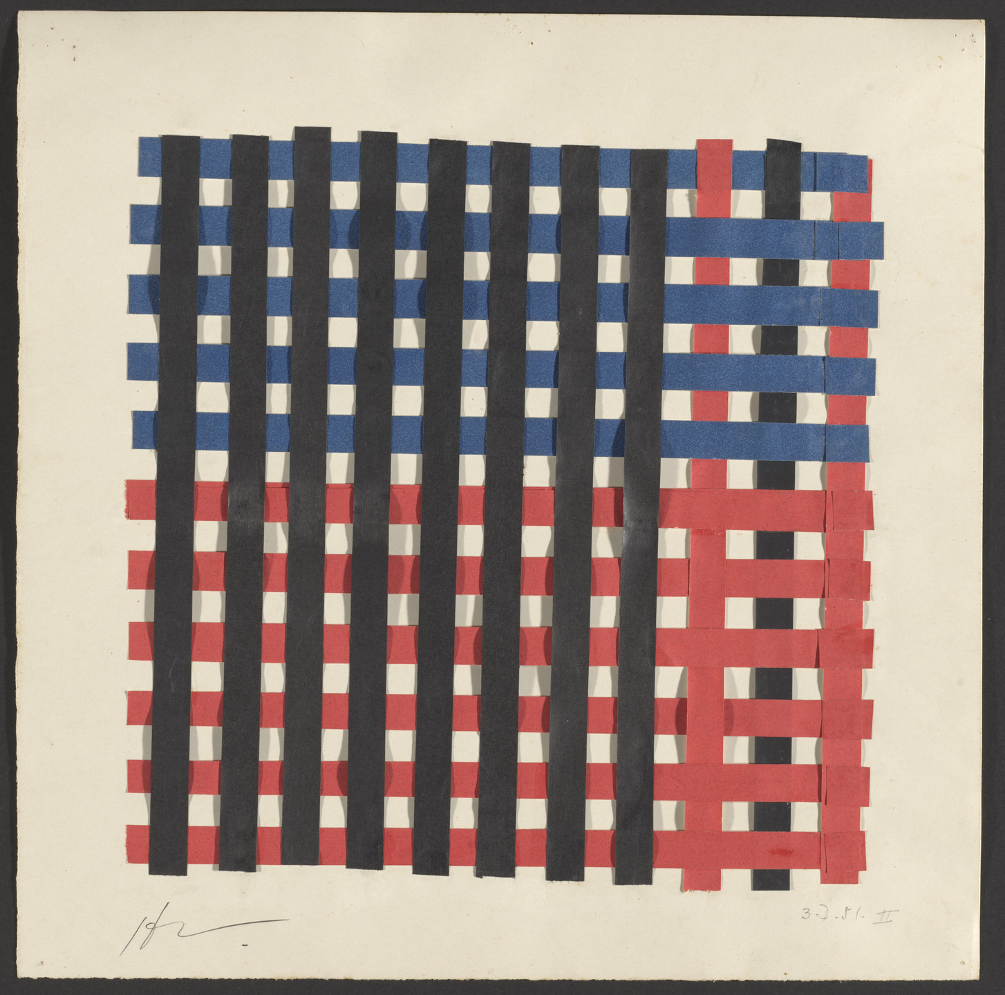 Alejandro Otero. Ortogonal (Collage) 7. 1951