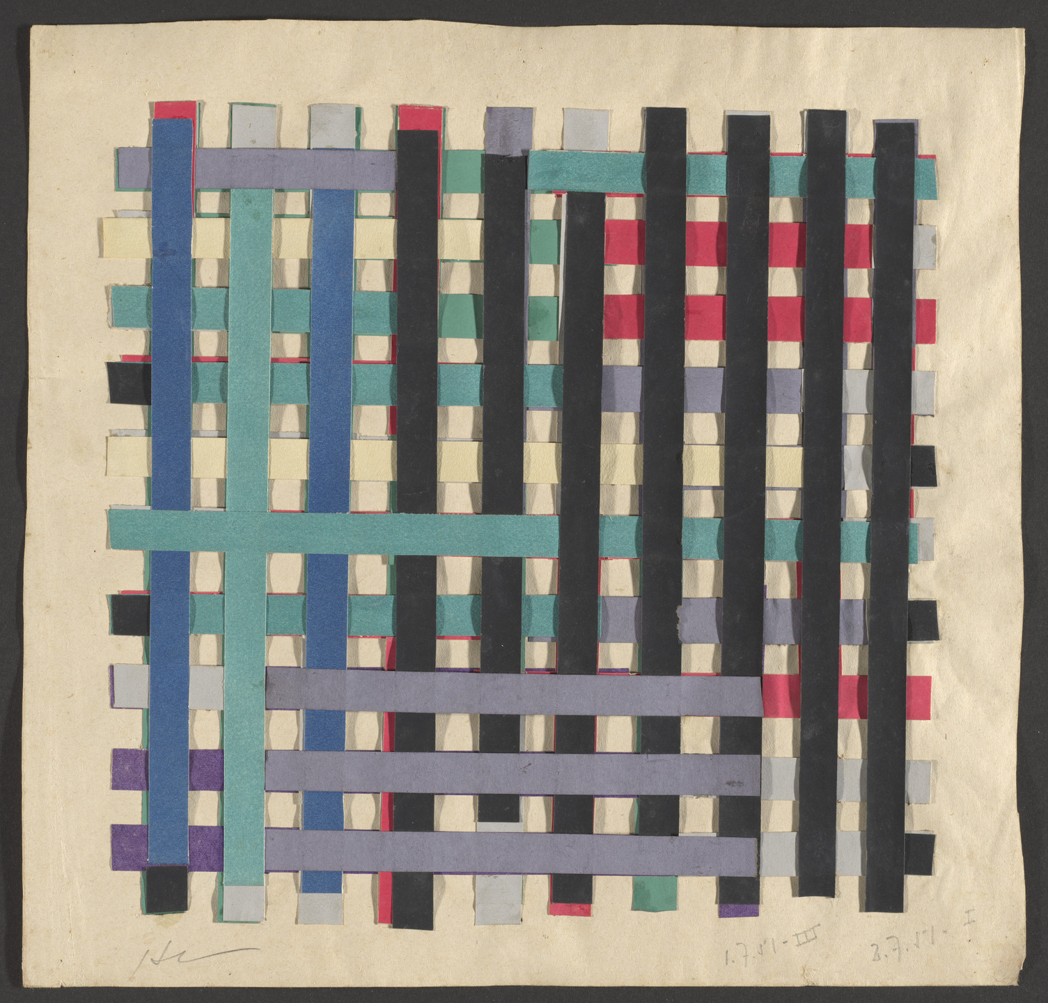 Alejandro Otero. Ortogonal (Collage) 3. 1951