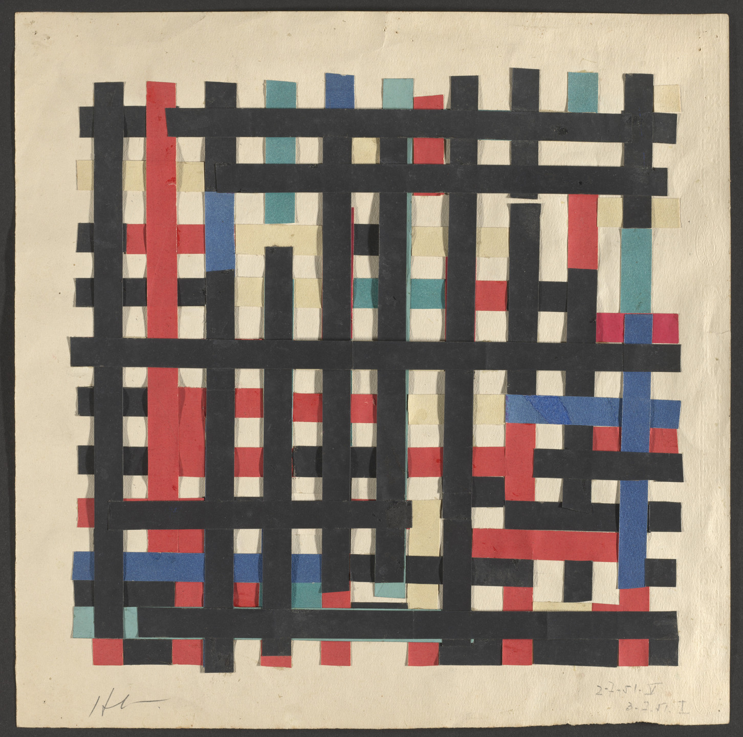 Alejandro Otero. Ortogonal (Collage) 6. 1951