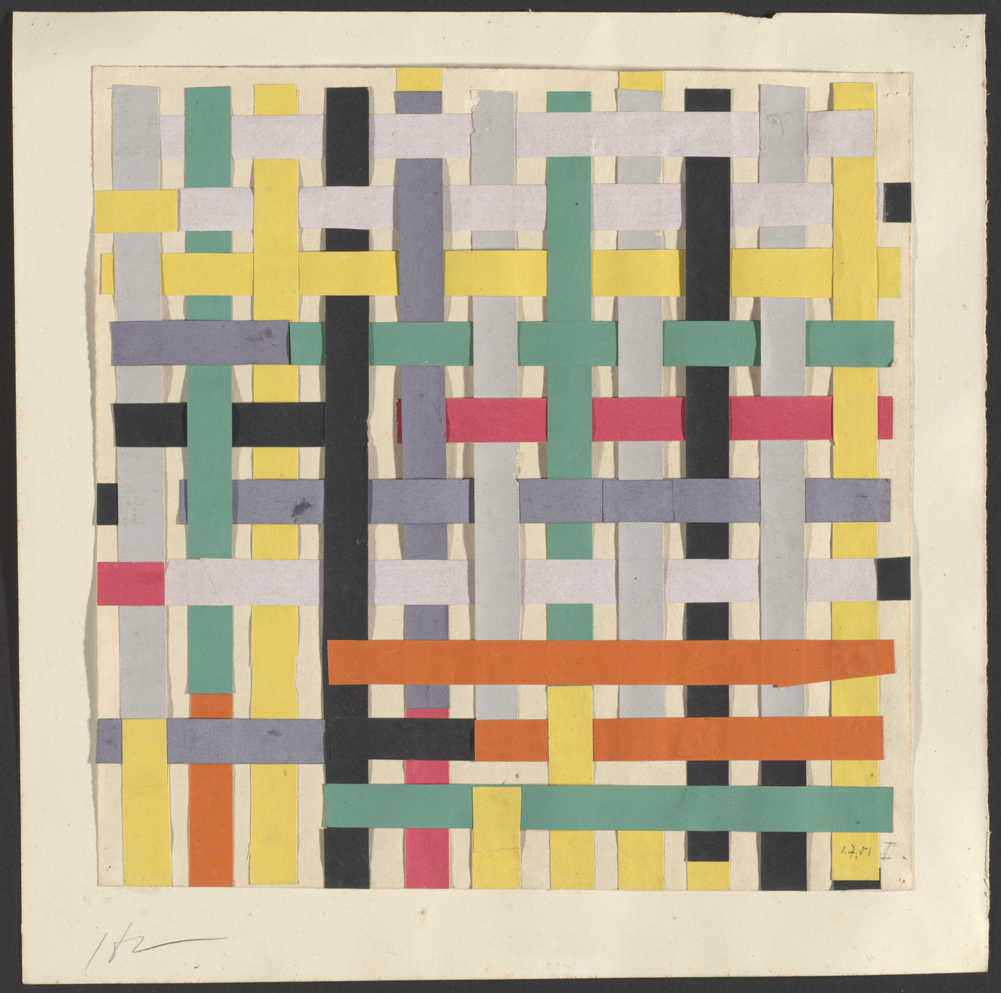 Alejandro Otero. Ortogonal (Collage) 1. 1951