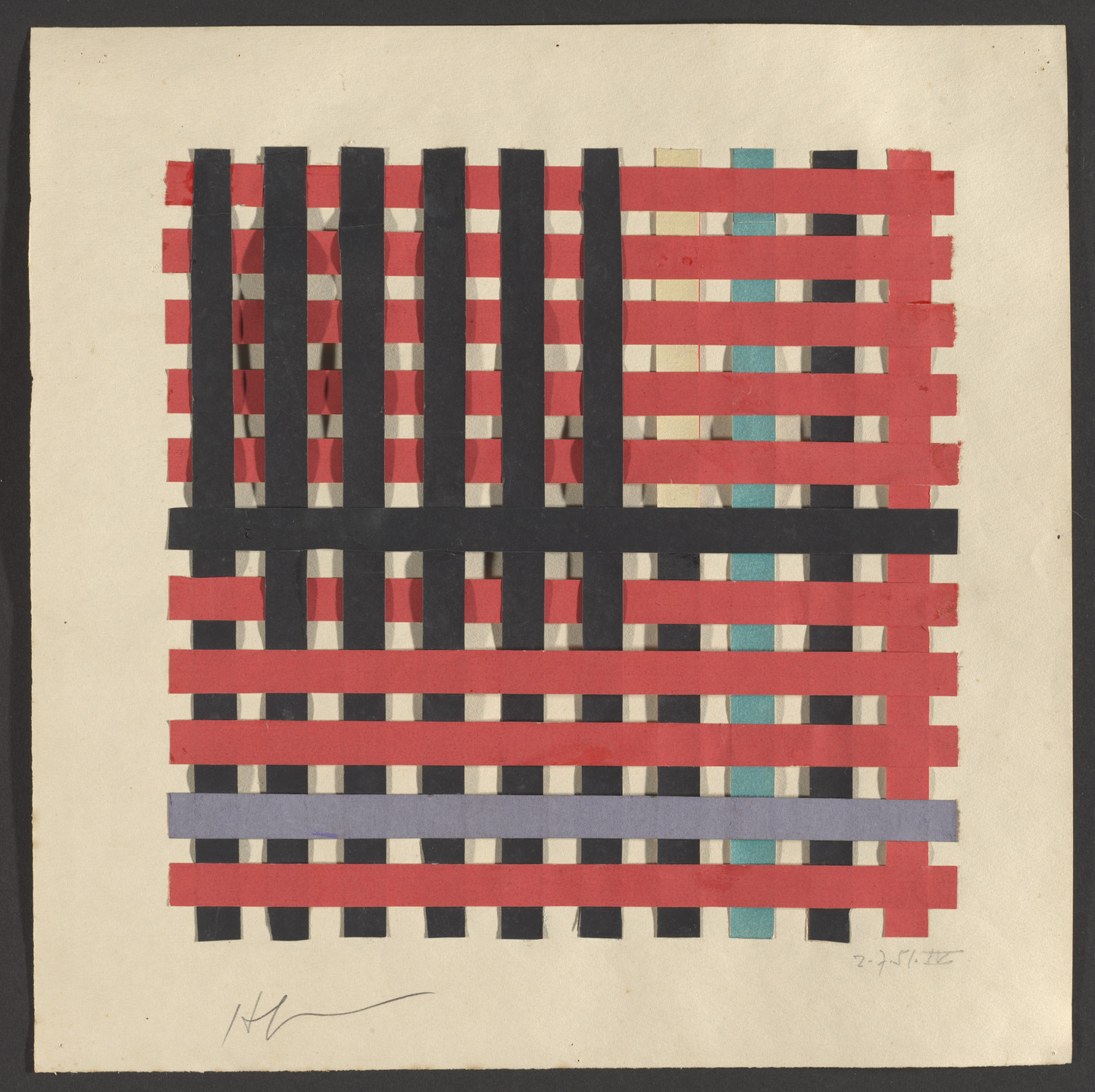 Alejandro Otero. Ortogonal (Collage) 5. 1951