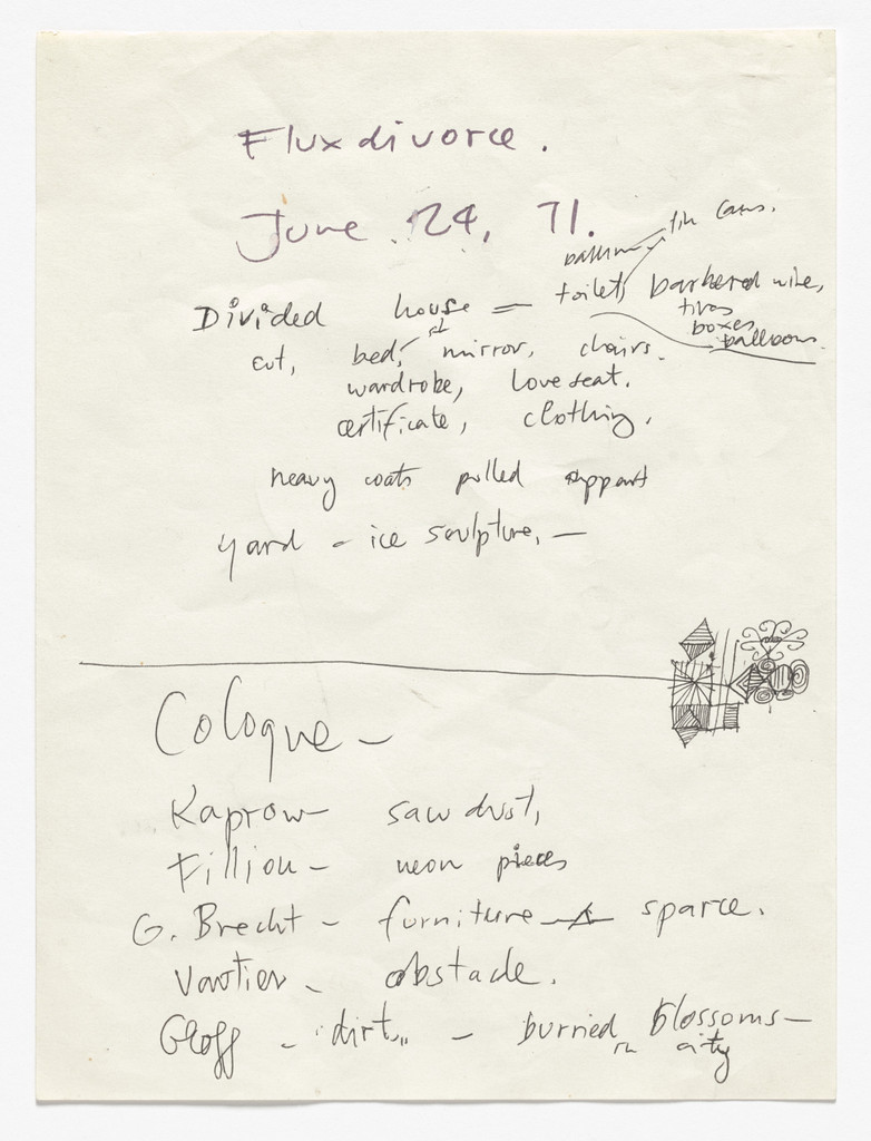 Drawing for Fluxdivorce and Cologne