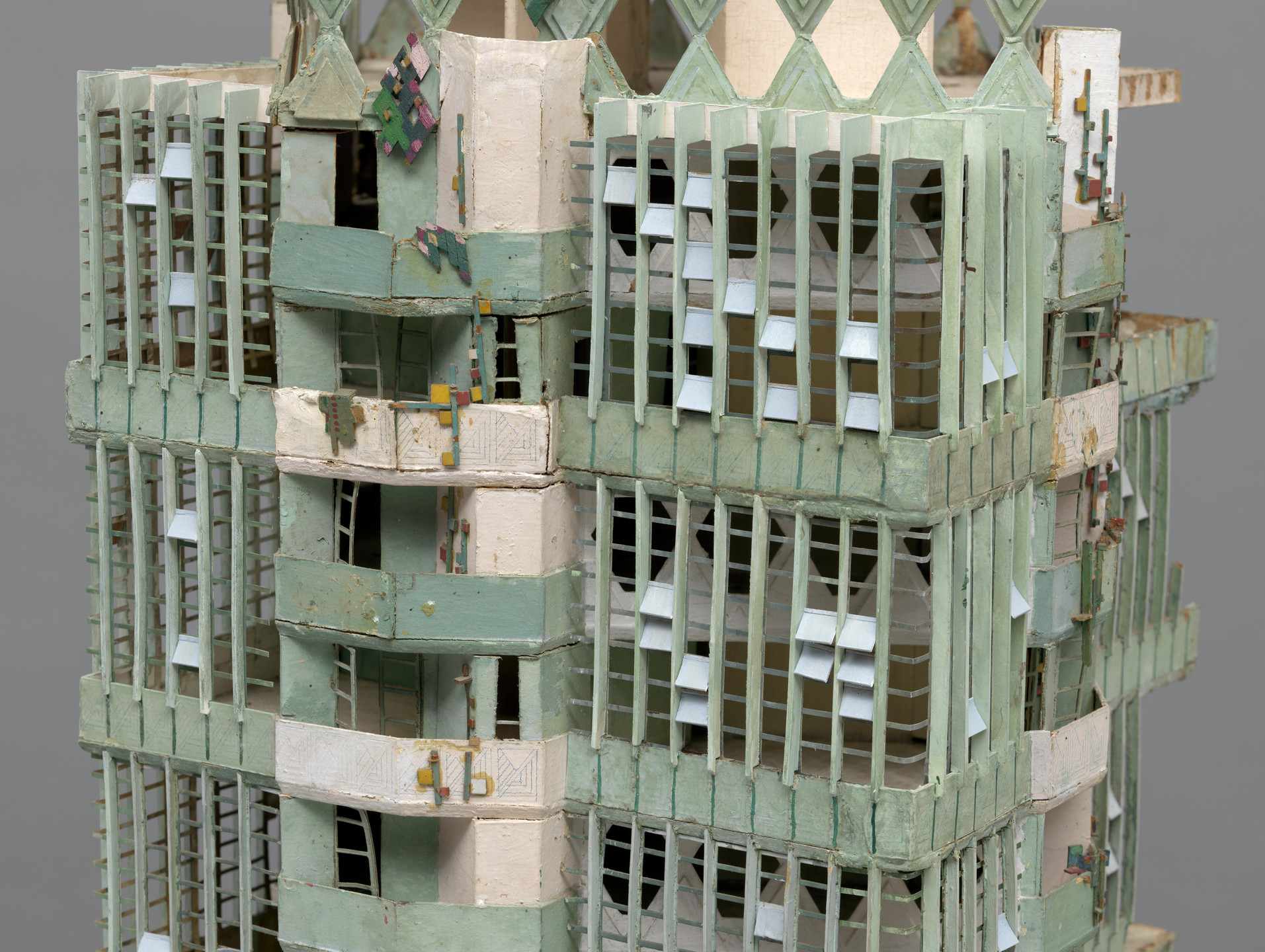 Frank Lloyd Wright. St. Mark&#39;s Tower project, New York, NY (Model). 1927–1929