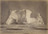 George P. Critcherson, John L. Dunmore, William Bradford. "Castle Berg in Melville Bay over two hundred feet high. The Figure, which is some seventy-five feet from the Base, gives an object to compare with the Berg. The Ice in the foreground is about eighteen inches in thickness.". 1869