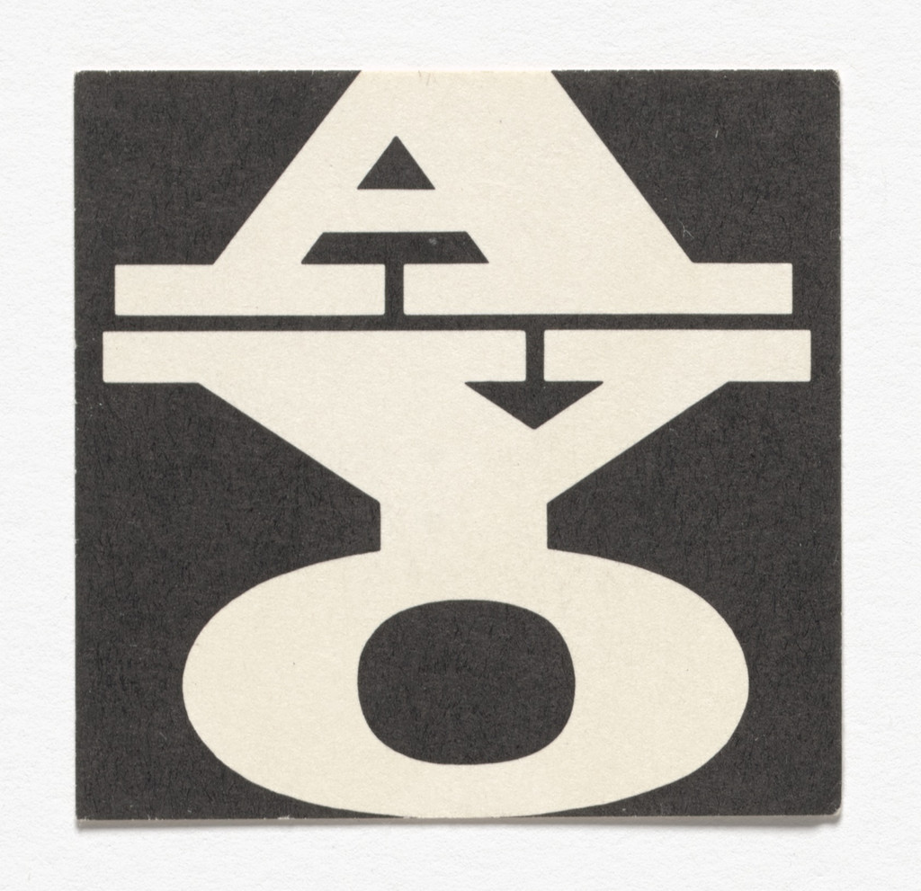 Name card for Ay-O