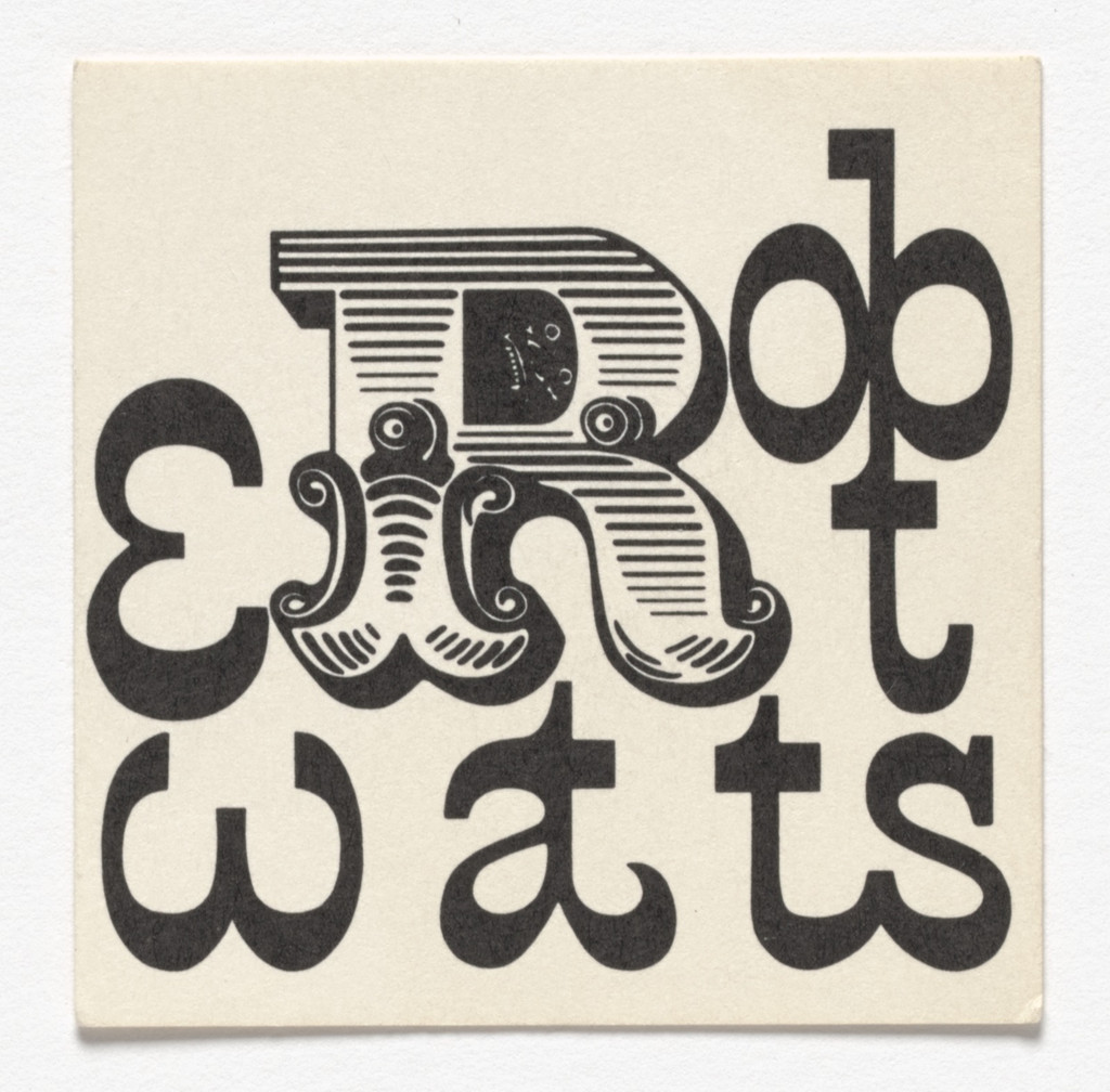 Name card for Robert Watts