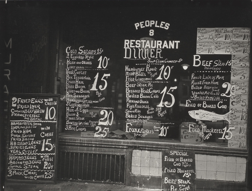 Bowery Lunchroom, New York