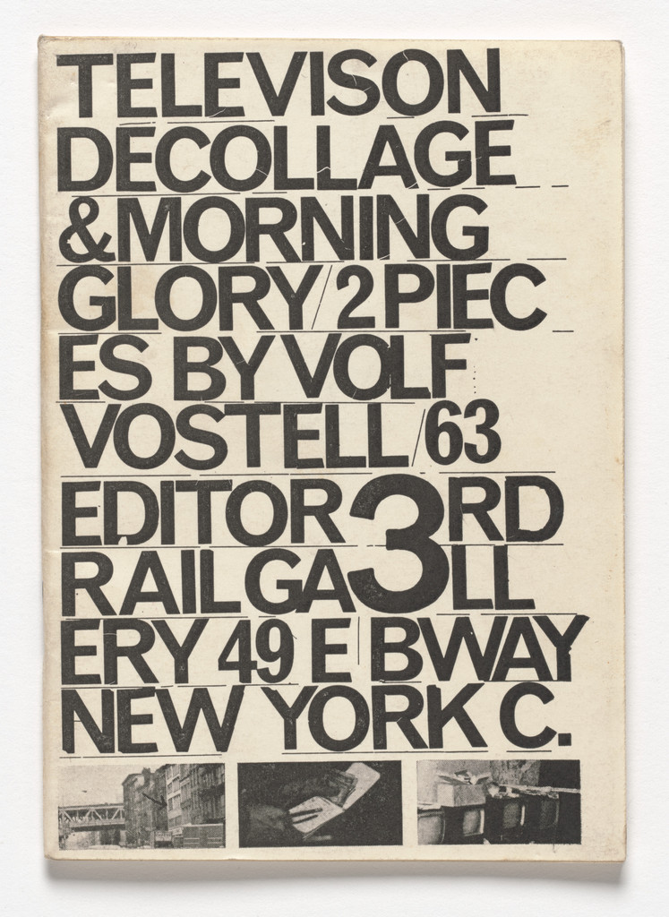 Television Decollage & Morning Glory