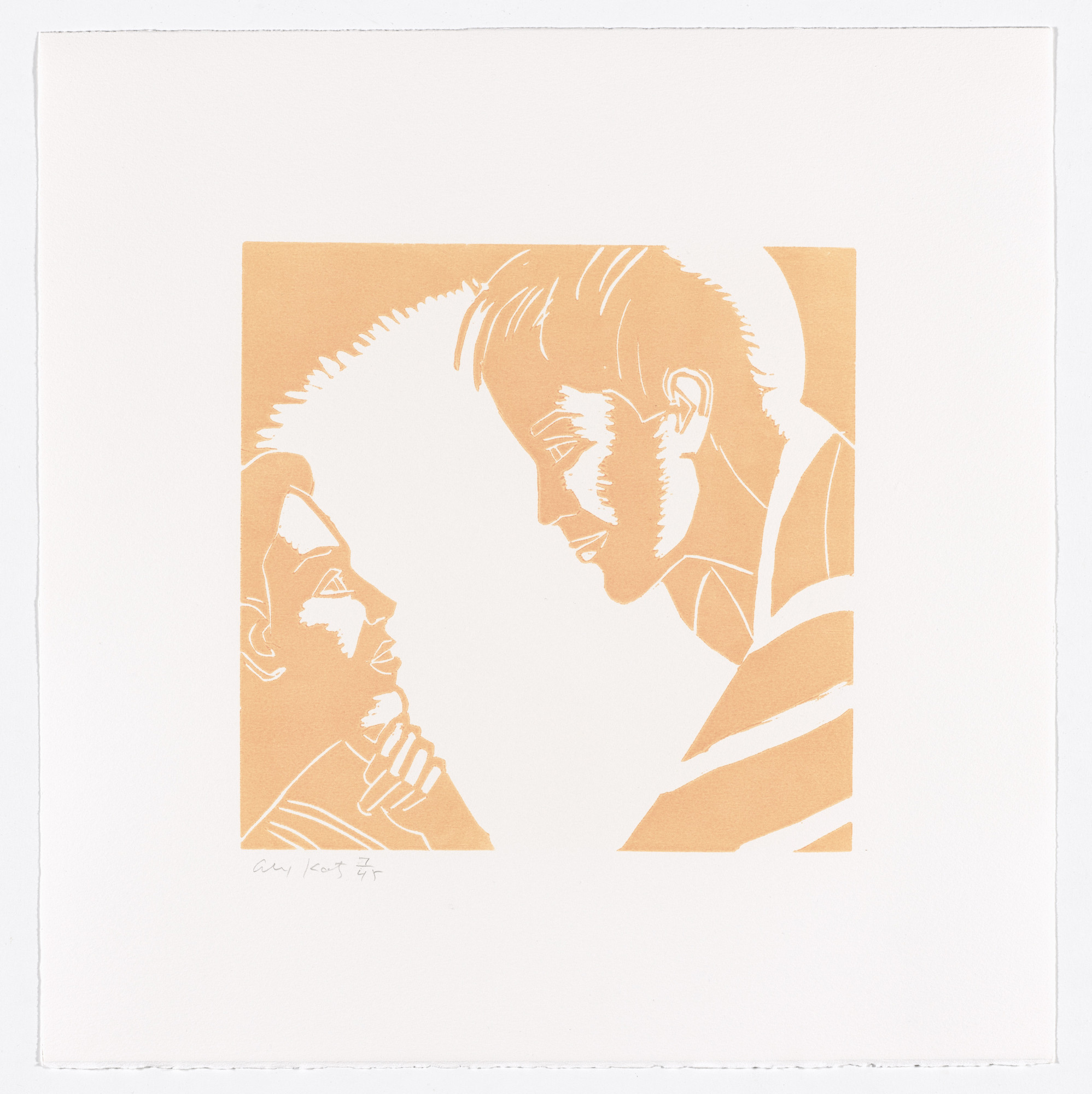 Alex Katz. Jennifer & Eric from A Temor in the Morning