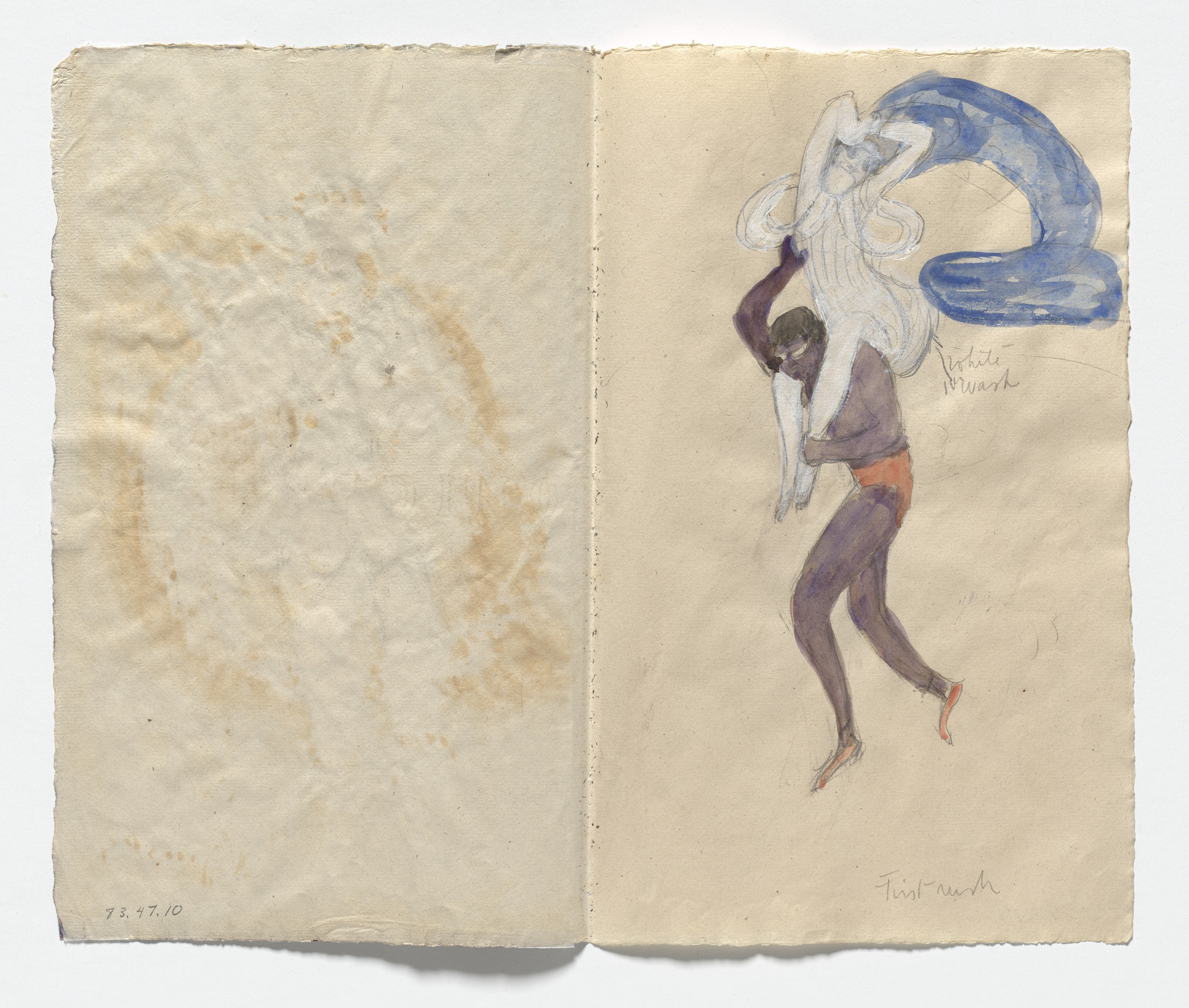 Florine Stettheimer. Costume design (First Rush) for artist's ballet Orphée of the Quat-z-arts