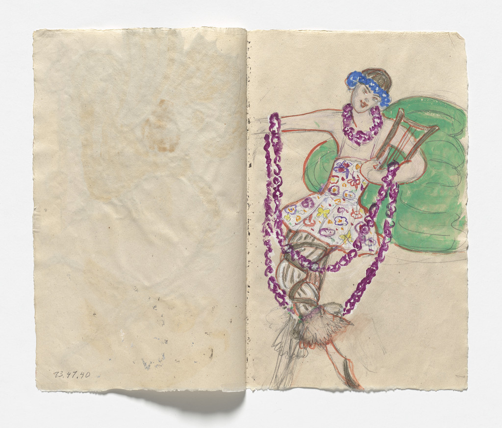 Costume design for artist's ballet Orphée of the Quat-z-arts