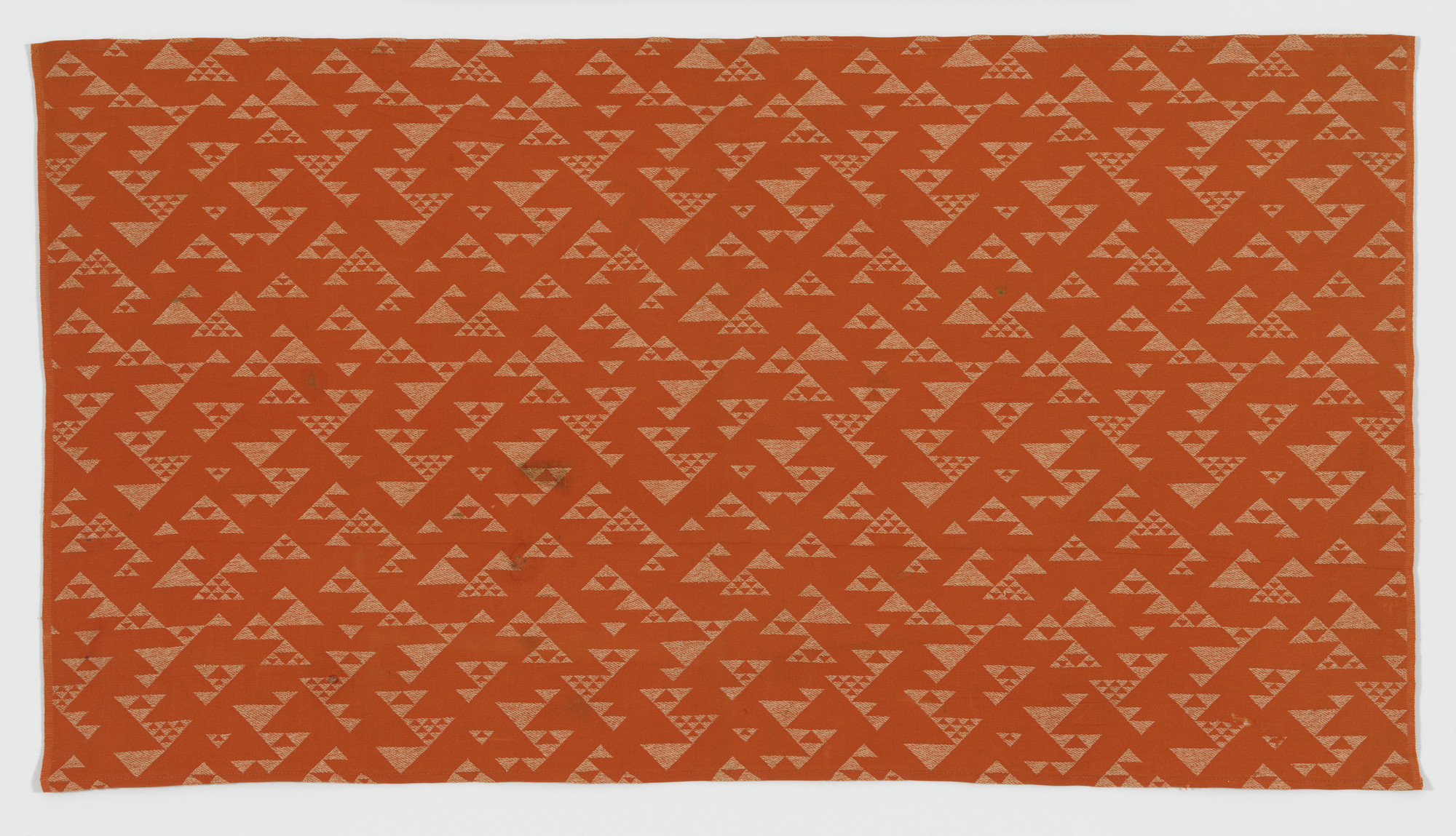 Frank Lloyd Wright. Upholstery fabric from the Imperial Hotel, Tokyo, Japan