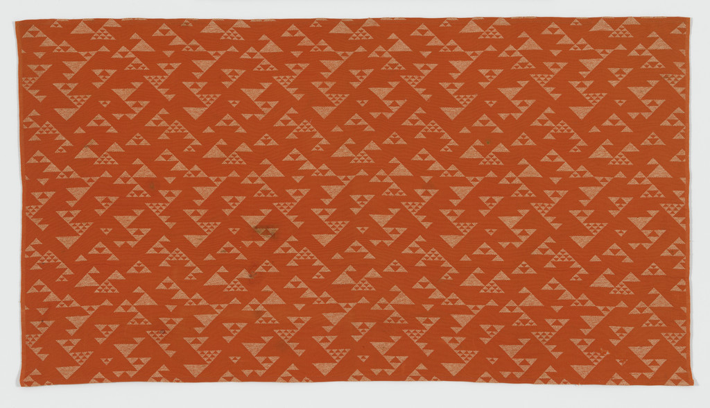 Upholstery fabric from the Imperial Hotel, Tokyo, Japan