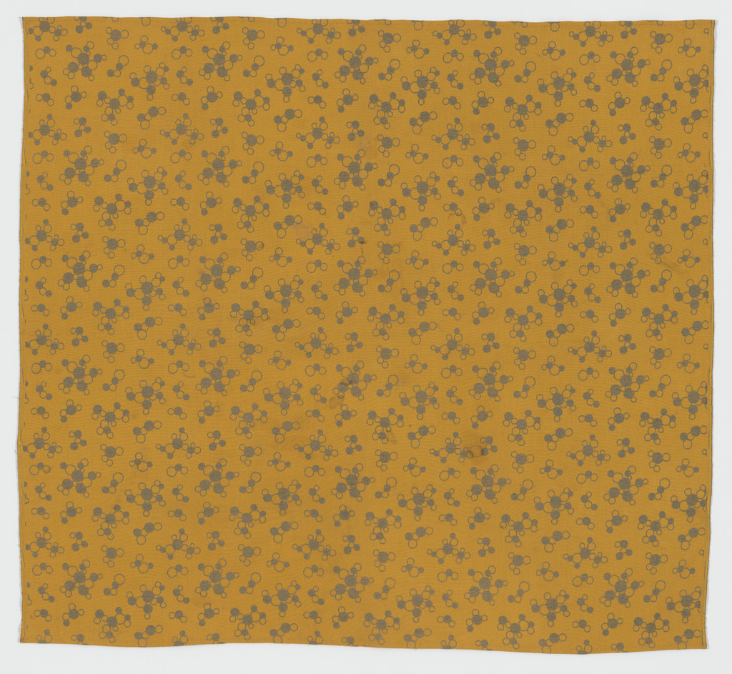 Upholstery fabric from the Imperial Hotel, Tokyo, Japan