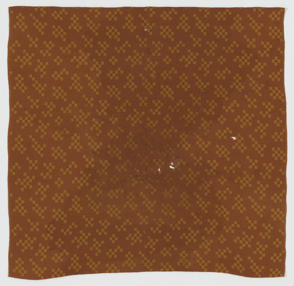 Upholstery fabric from the Imperial Hotel, Tokyo, Japan