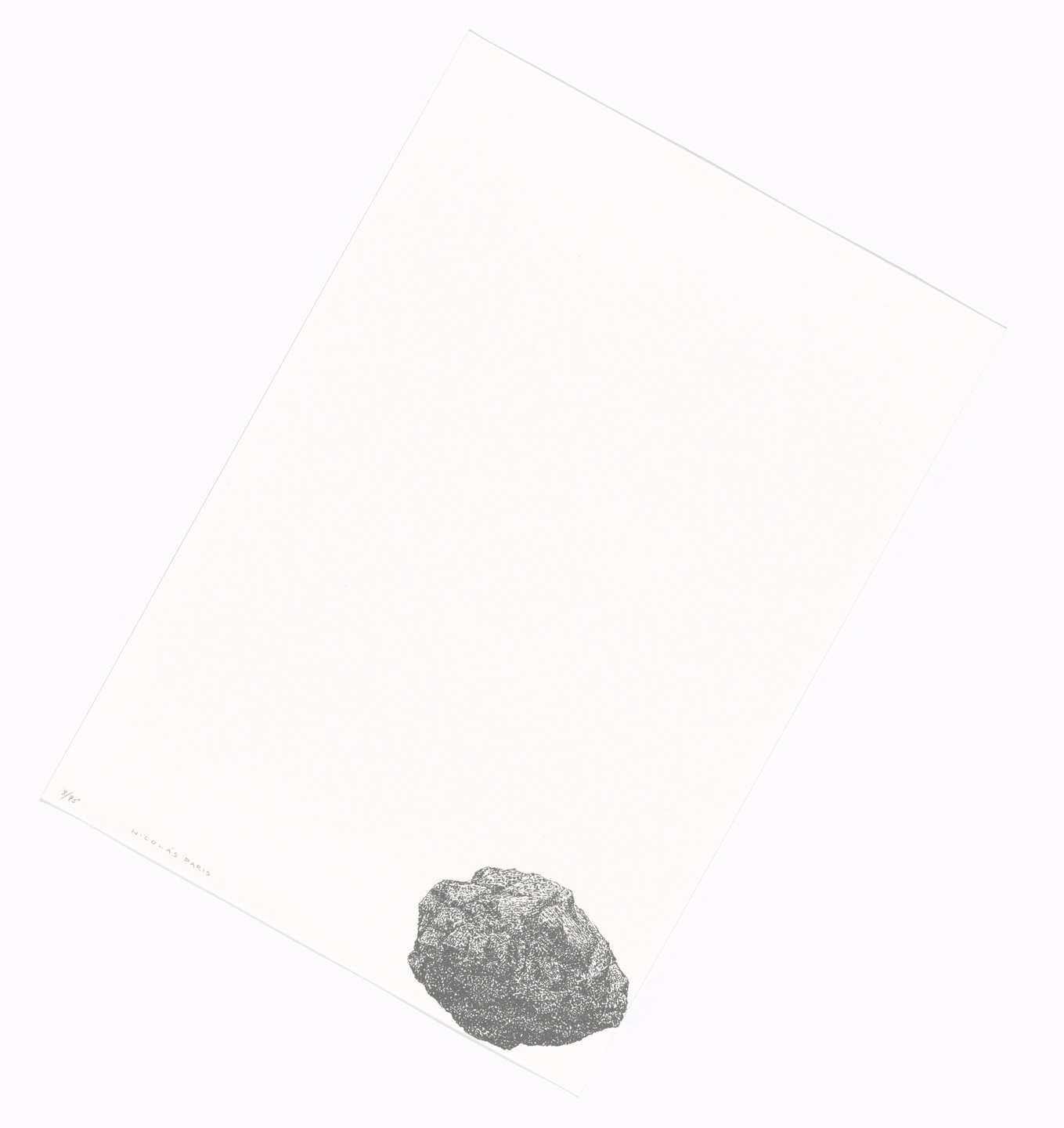 Nicolás Paris. Stone (Piedra). 2008