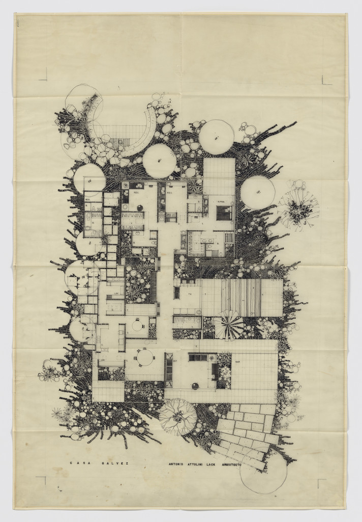 Residencia Galvez, Col.Pedregal de San Angel, Mexico City, Mexico (Plan)