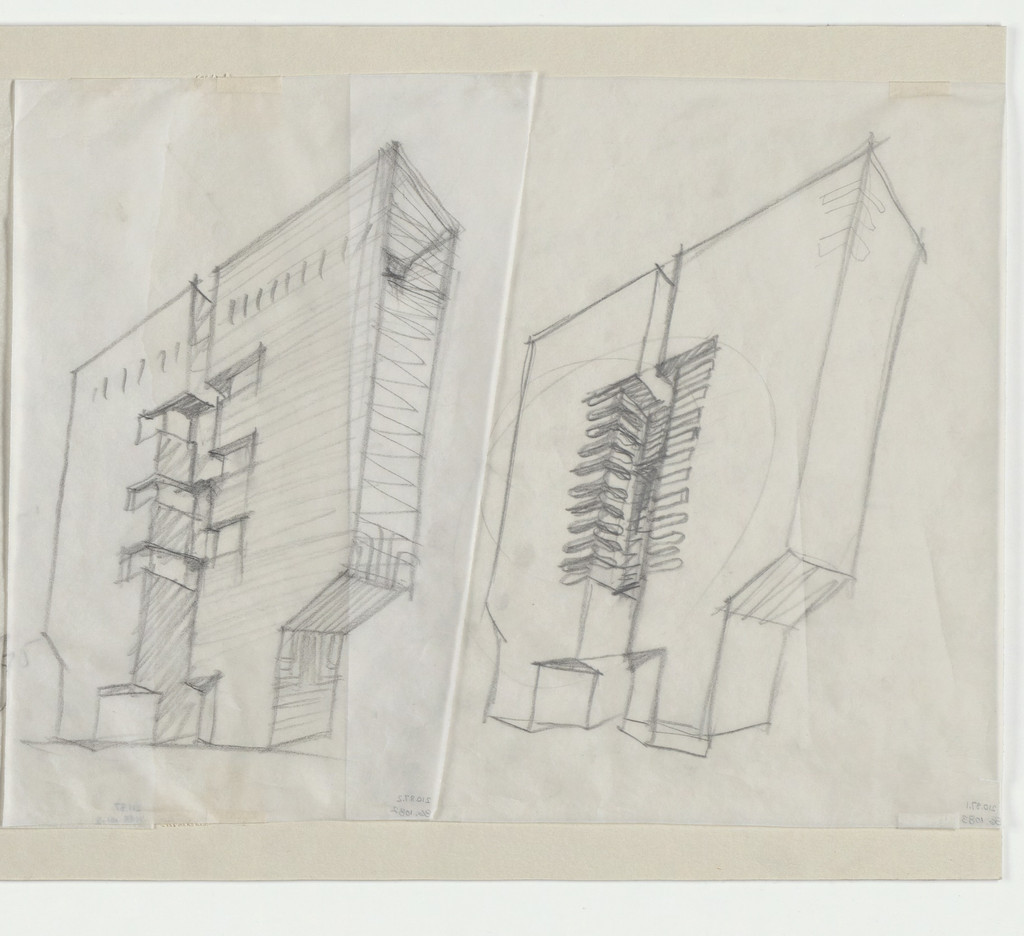 Gotthard Bank, Lugano, Switzerland (Preliminary sketch)