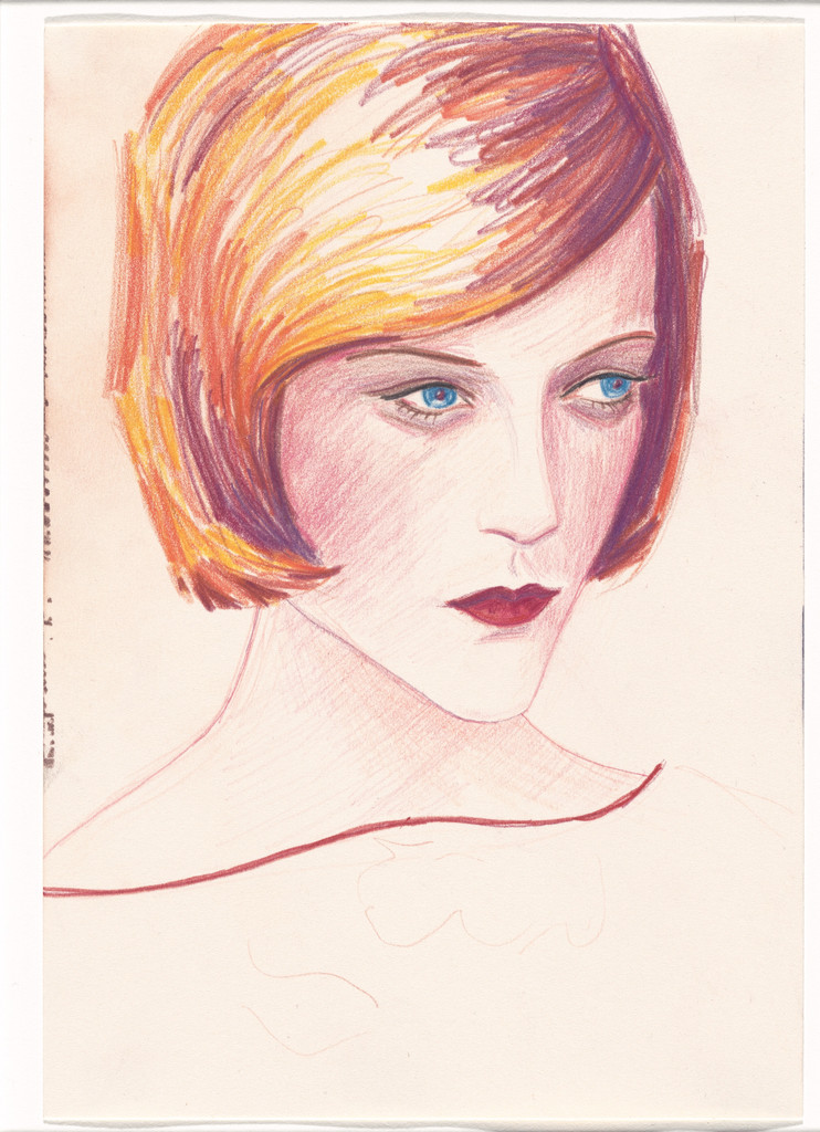 Chloe (Gold), Elizabeth Peyton, 2001