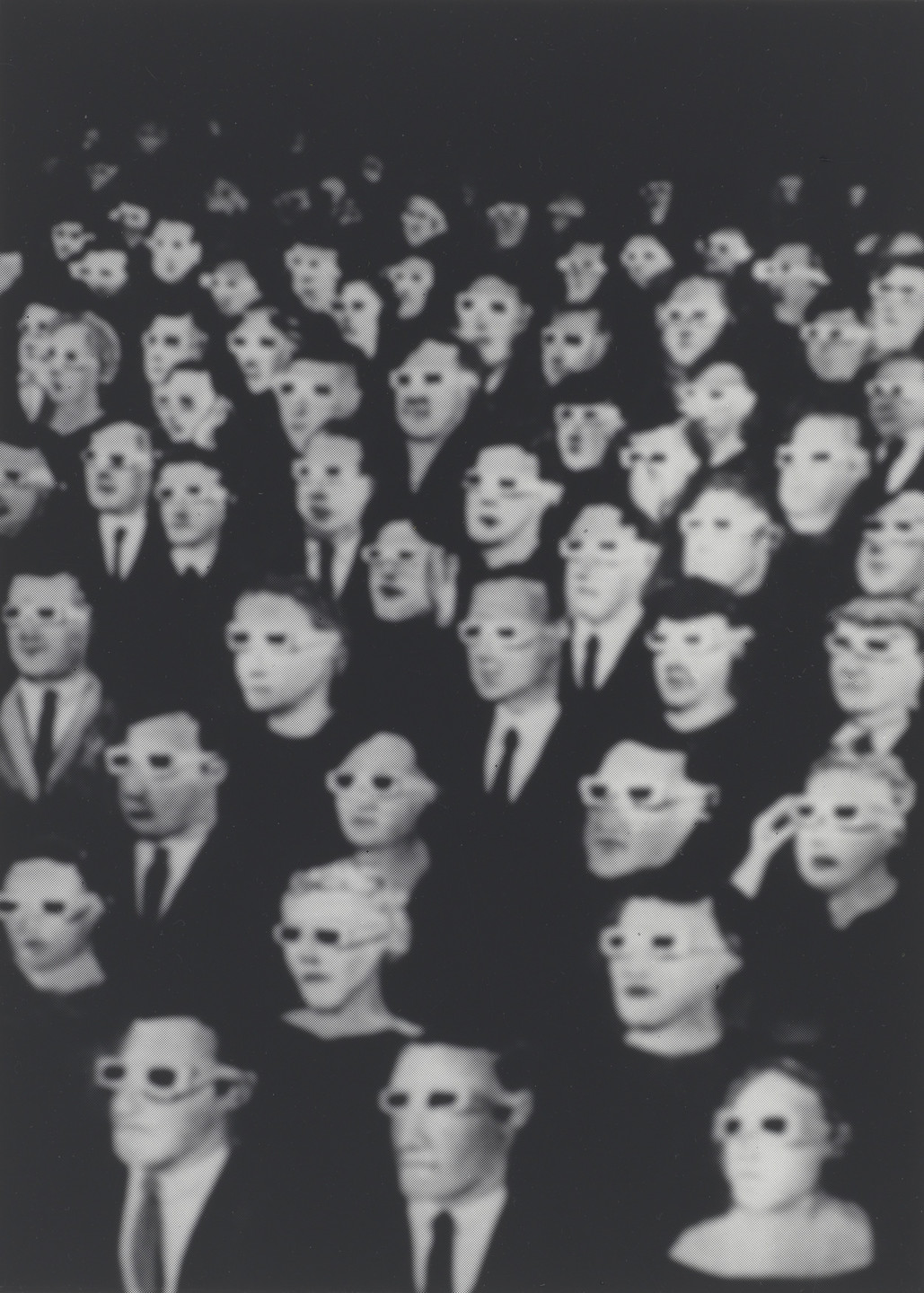 Vik Muniz. Memory Rendering of 3-D Screening. 1985-90