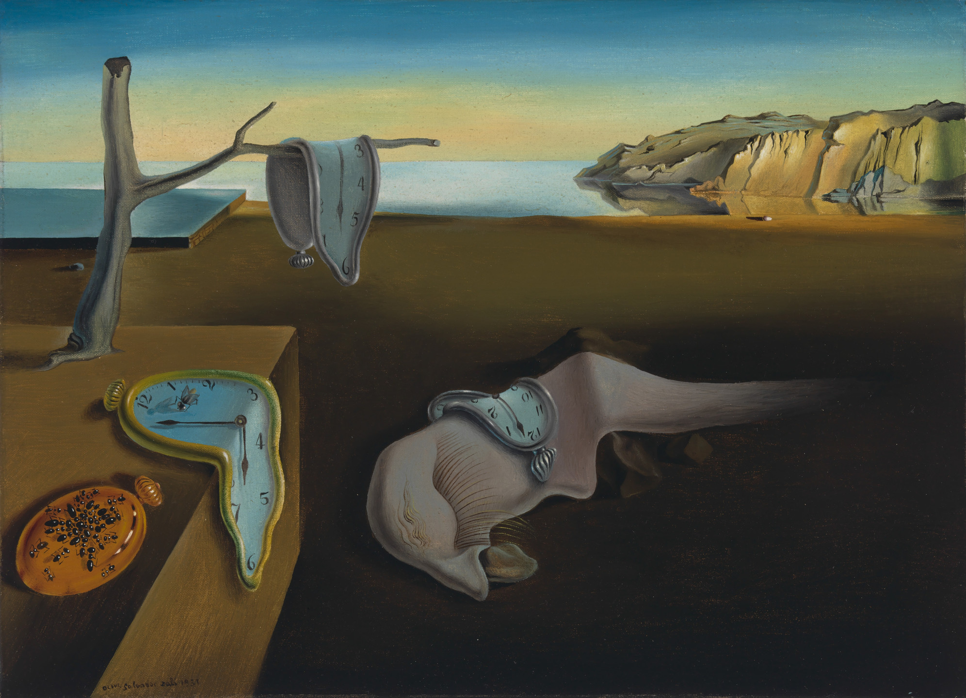 Salvador Dali, The Persistence of Memory, 1931, Museum of Modern Art, New York, NY, USA.