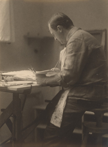 Untitled (George Grosz in His Berlin Studio)