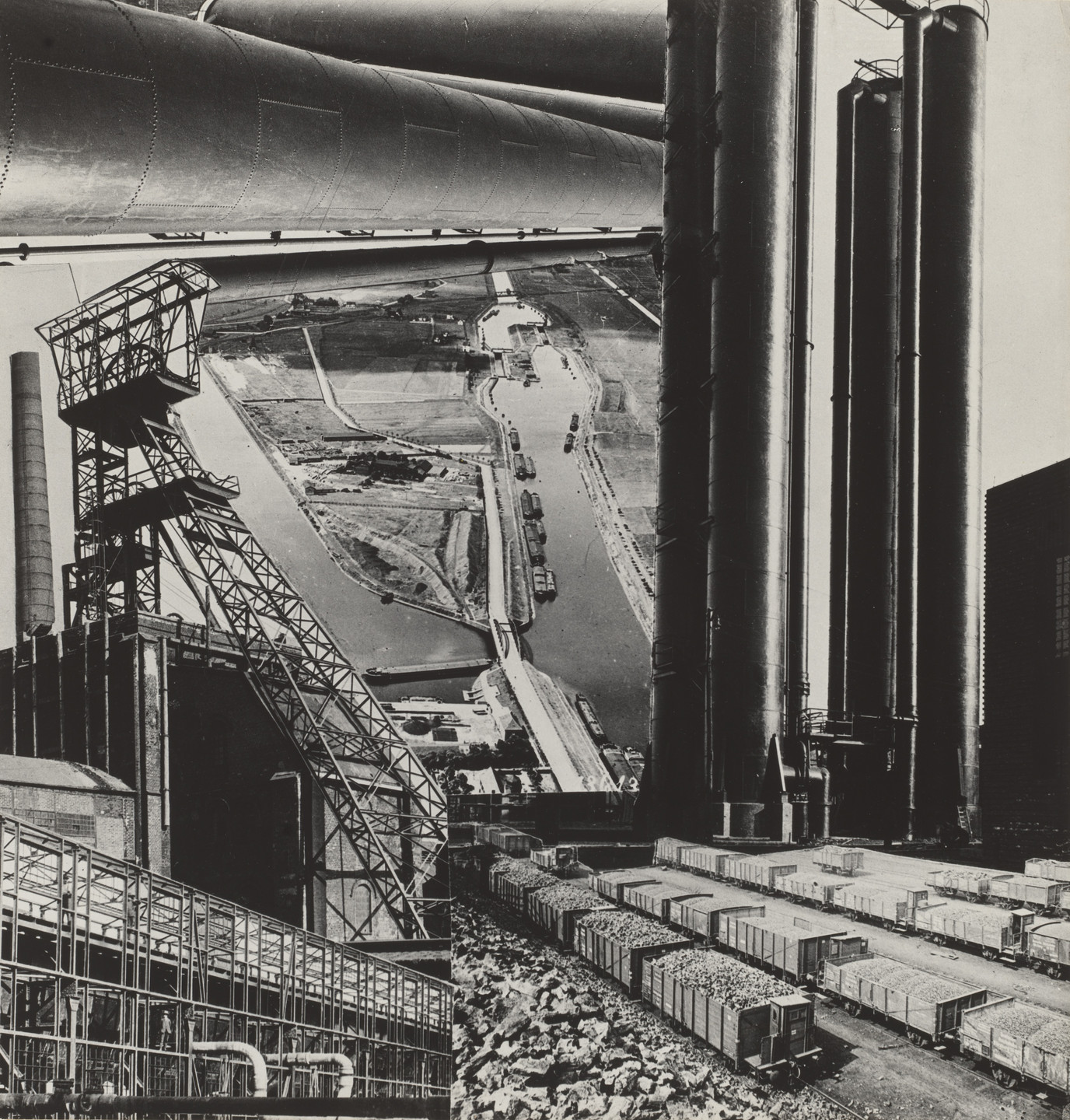 Max Burchartz. Industrial District at Gelsenkirchen. c. 1920