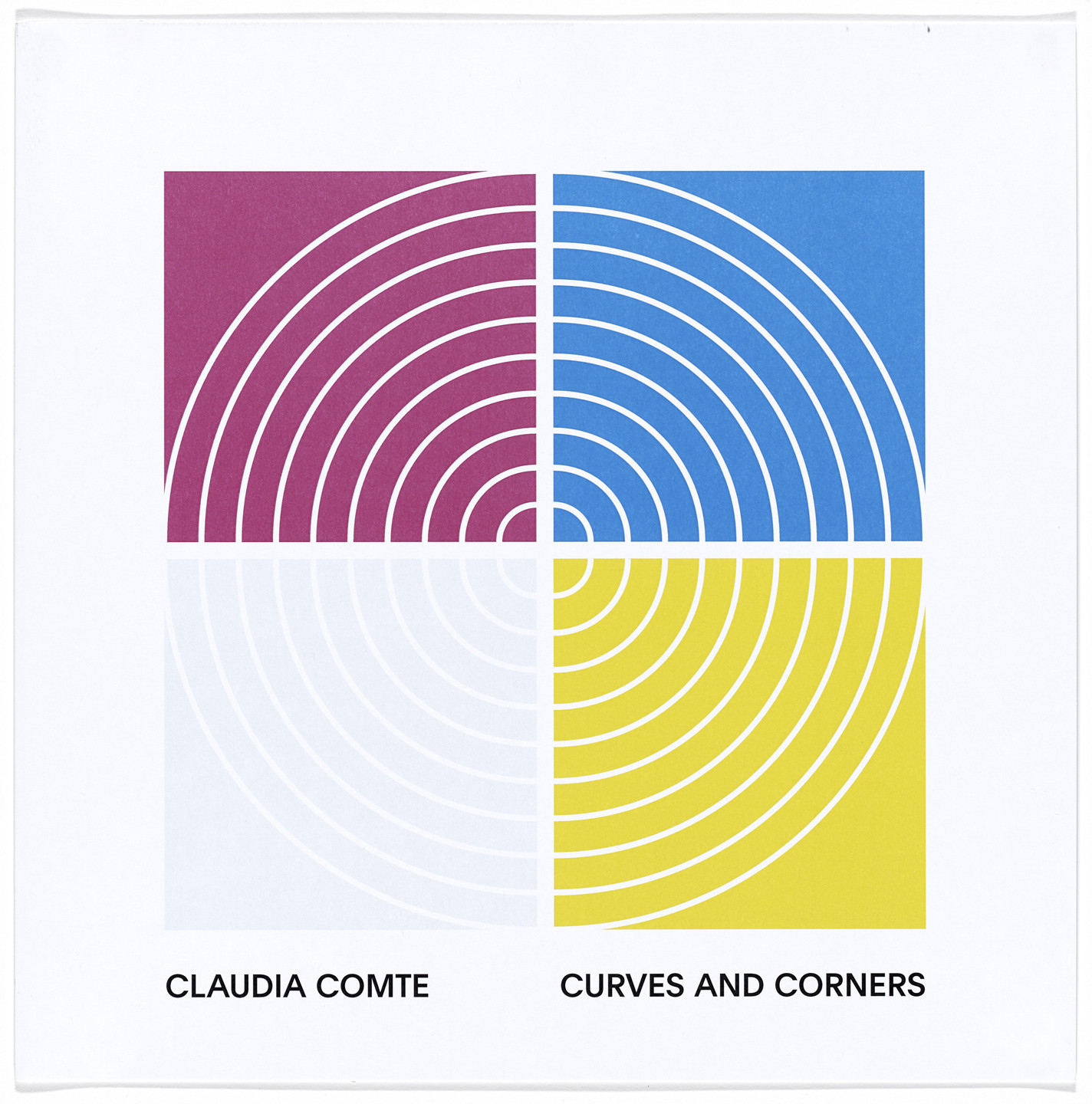 Claudia Comte. Curves and Corners. 2015